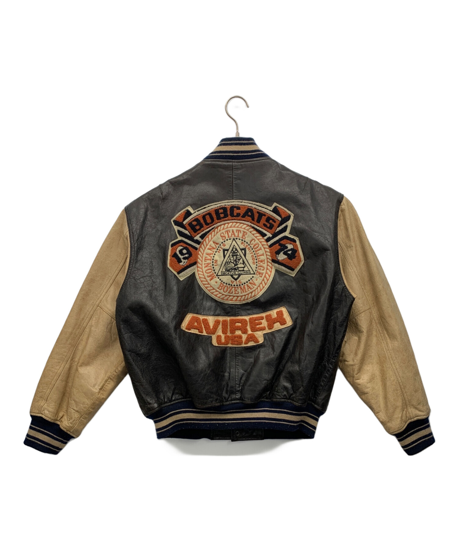 中古・古着通販】AVIREX (アヴィレックス) スタジャン ブラック