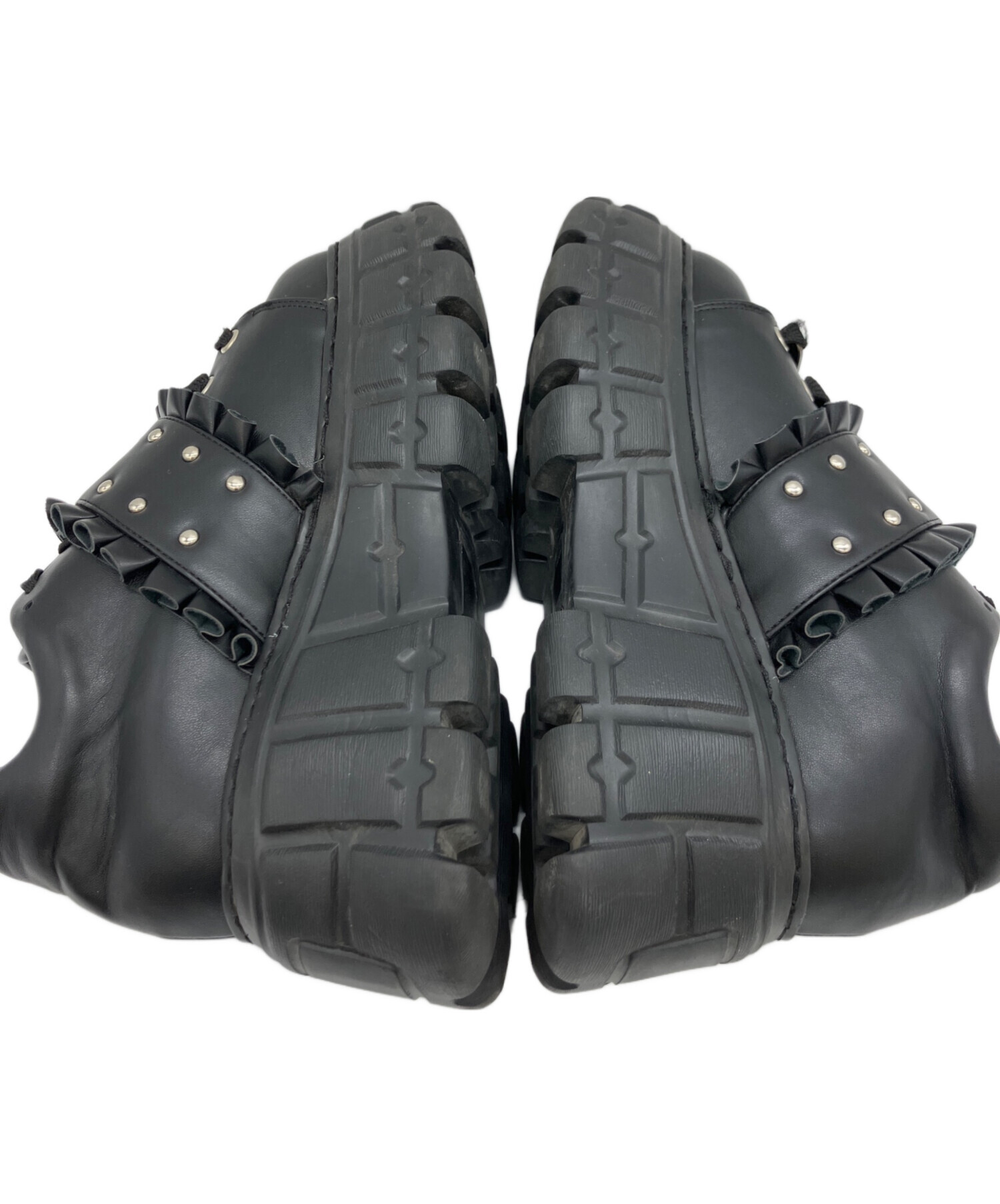 中古・古着通販】pium (ピウム) フリルベルトボリュームスニーカー