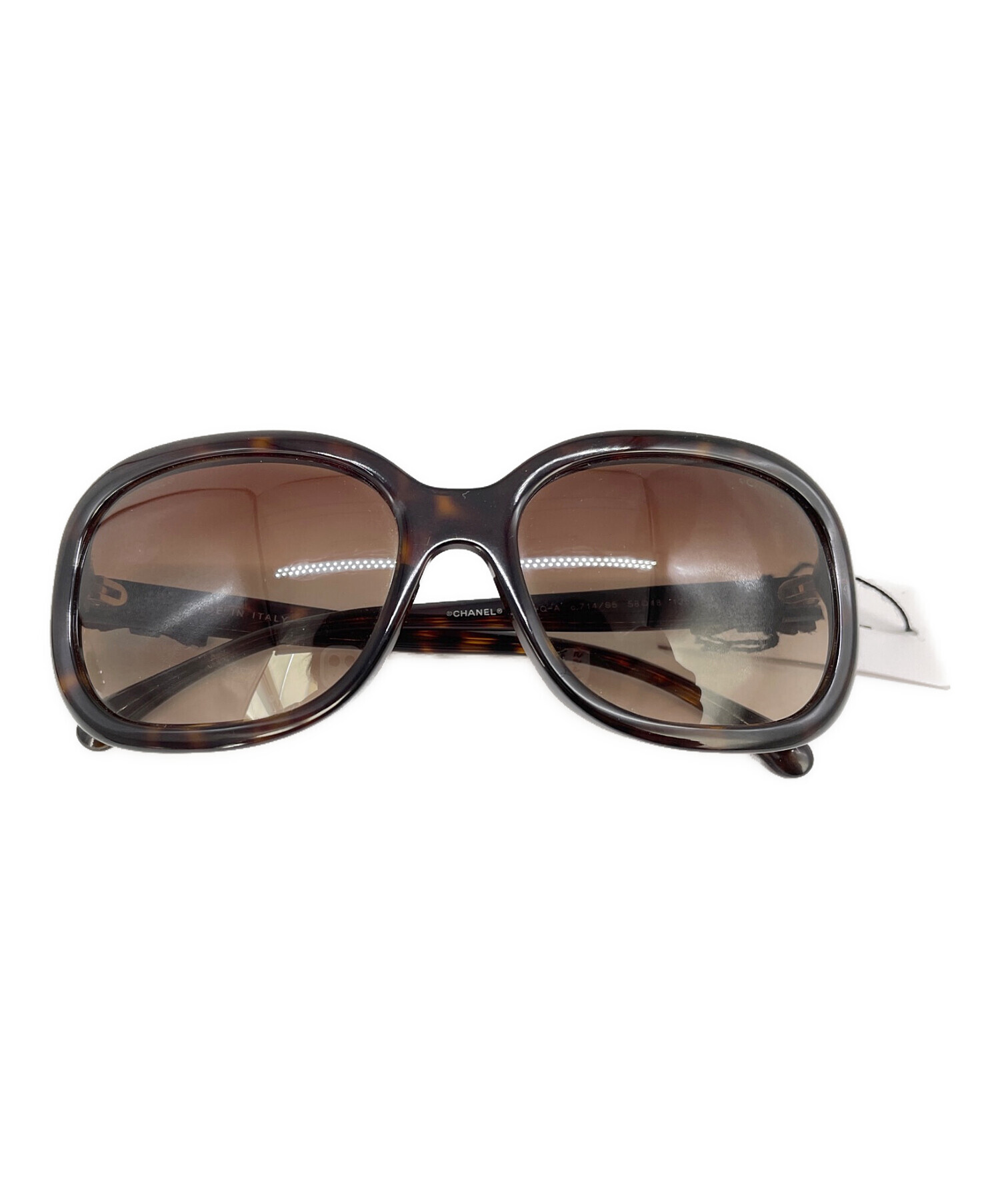 中古・古着通販】CHANEL (シャネル) サングラス ブラウン サイズ:58
