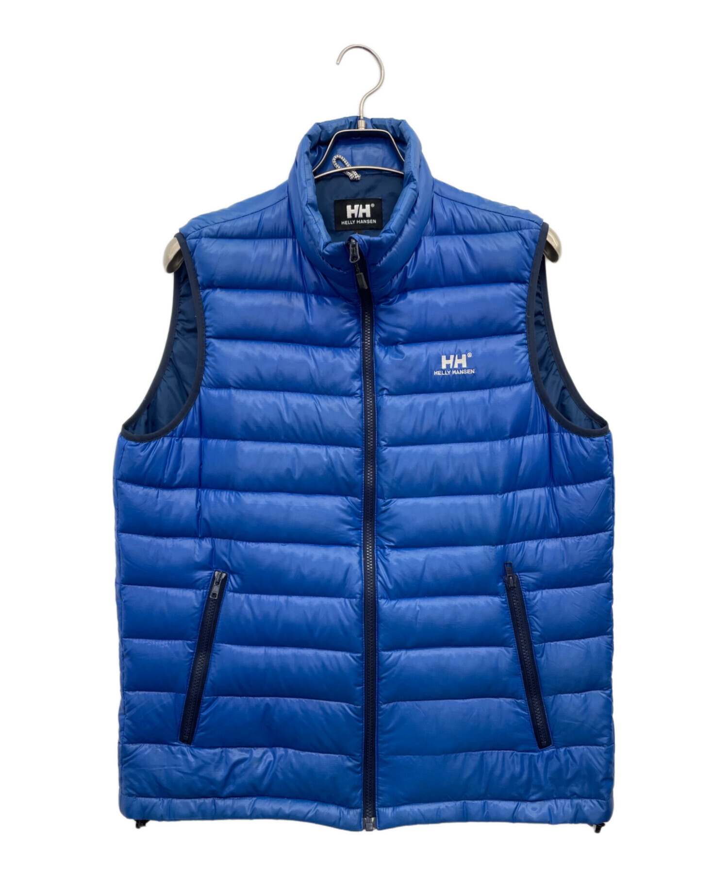 中古・古着通販】HELLY HANSEN (ヘリーハンセン) ダウンベスト ブルー