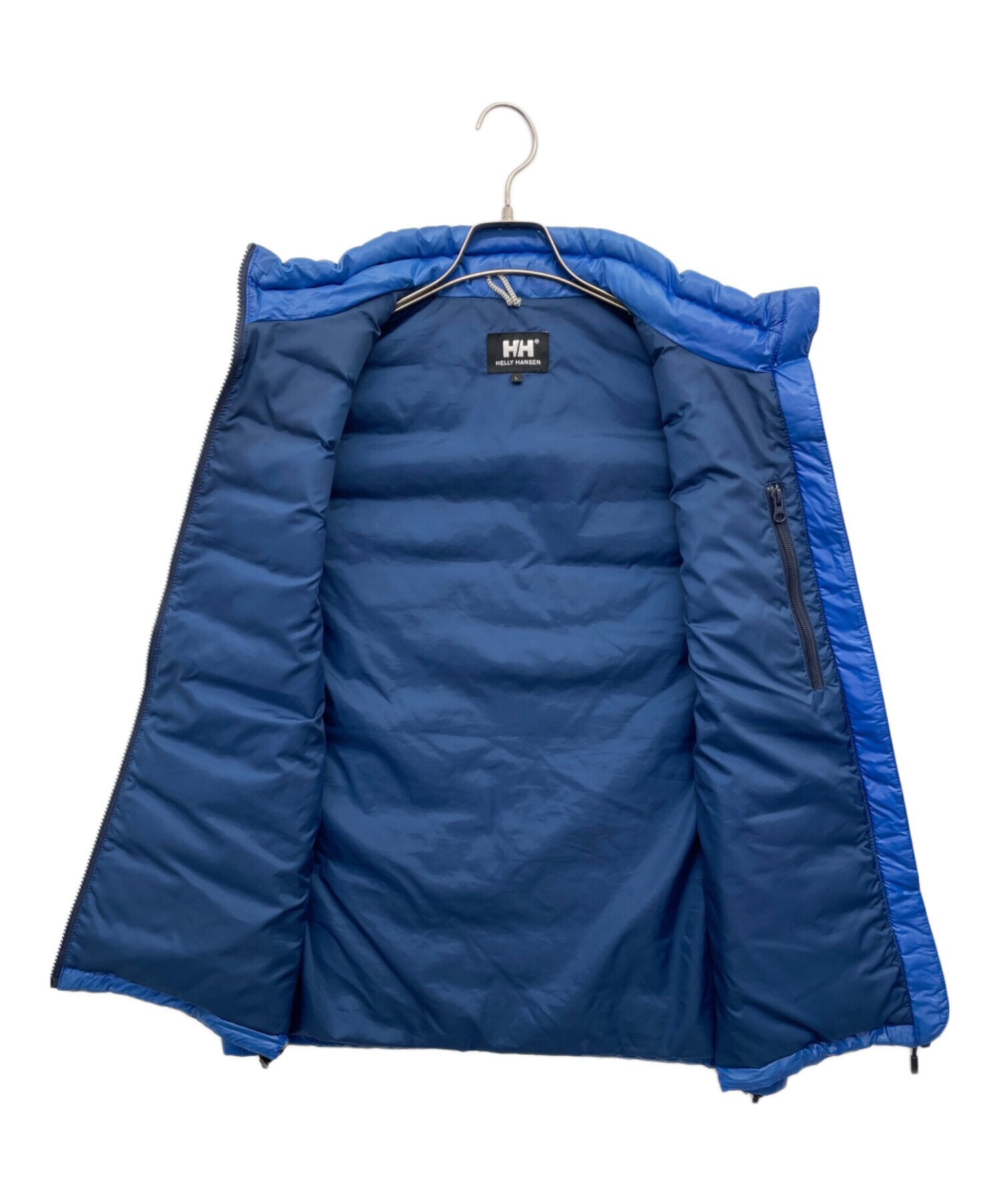 中古・古着通販】HELLY HANSEN (ヘリーハンセン) ダウンベスト ブルー