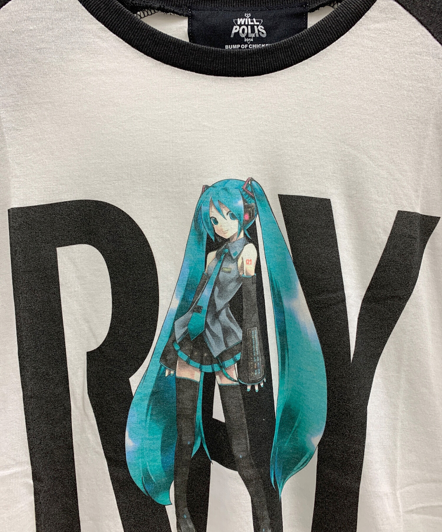 中古・古着通販】BUMP OF CHICKEN×初音ミクコラボT 2014 (バンプ オブ