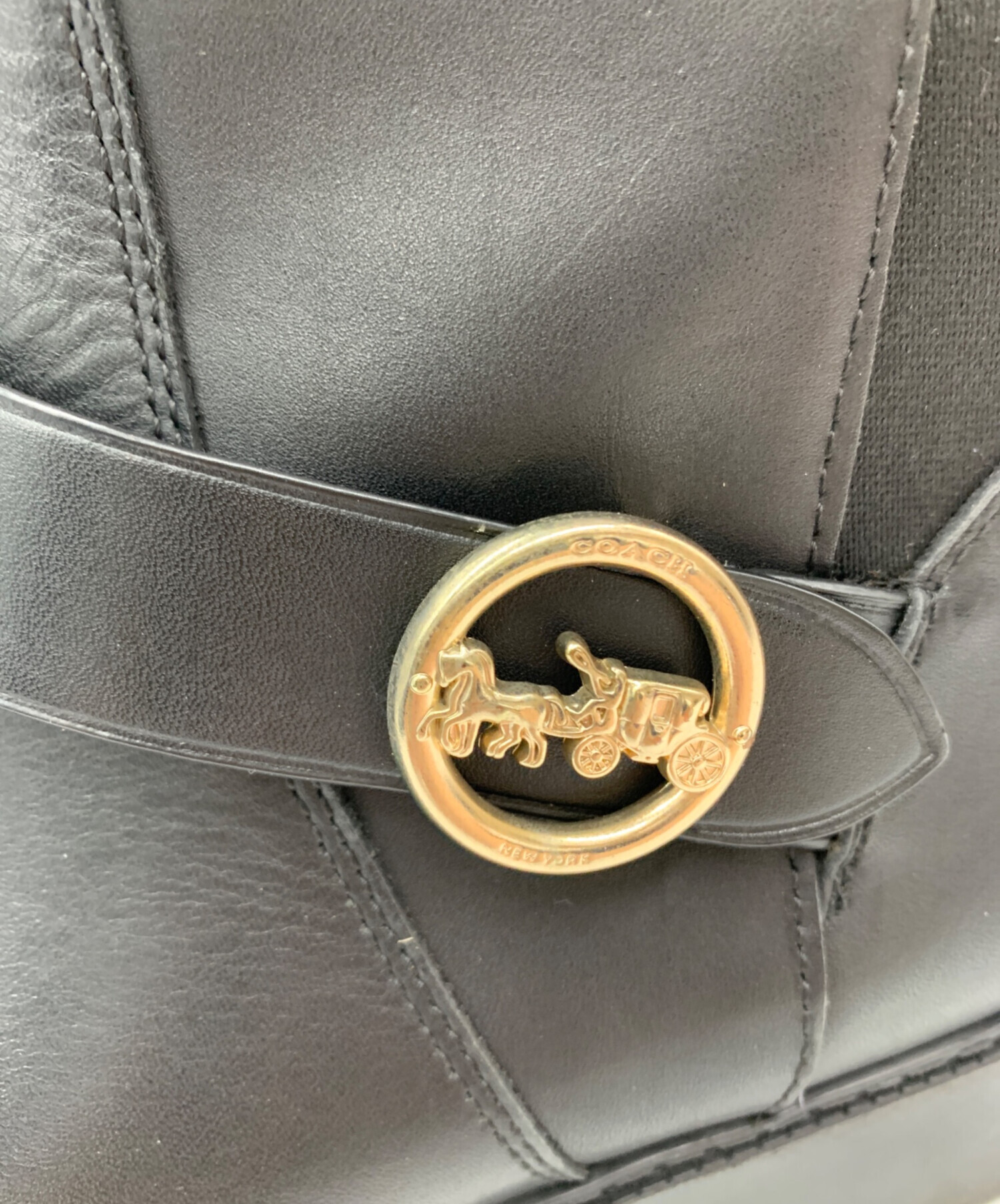 中古・古着通販】COACH (コーチ) COACH ロングブーツ ブラック サイズ