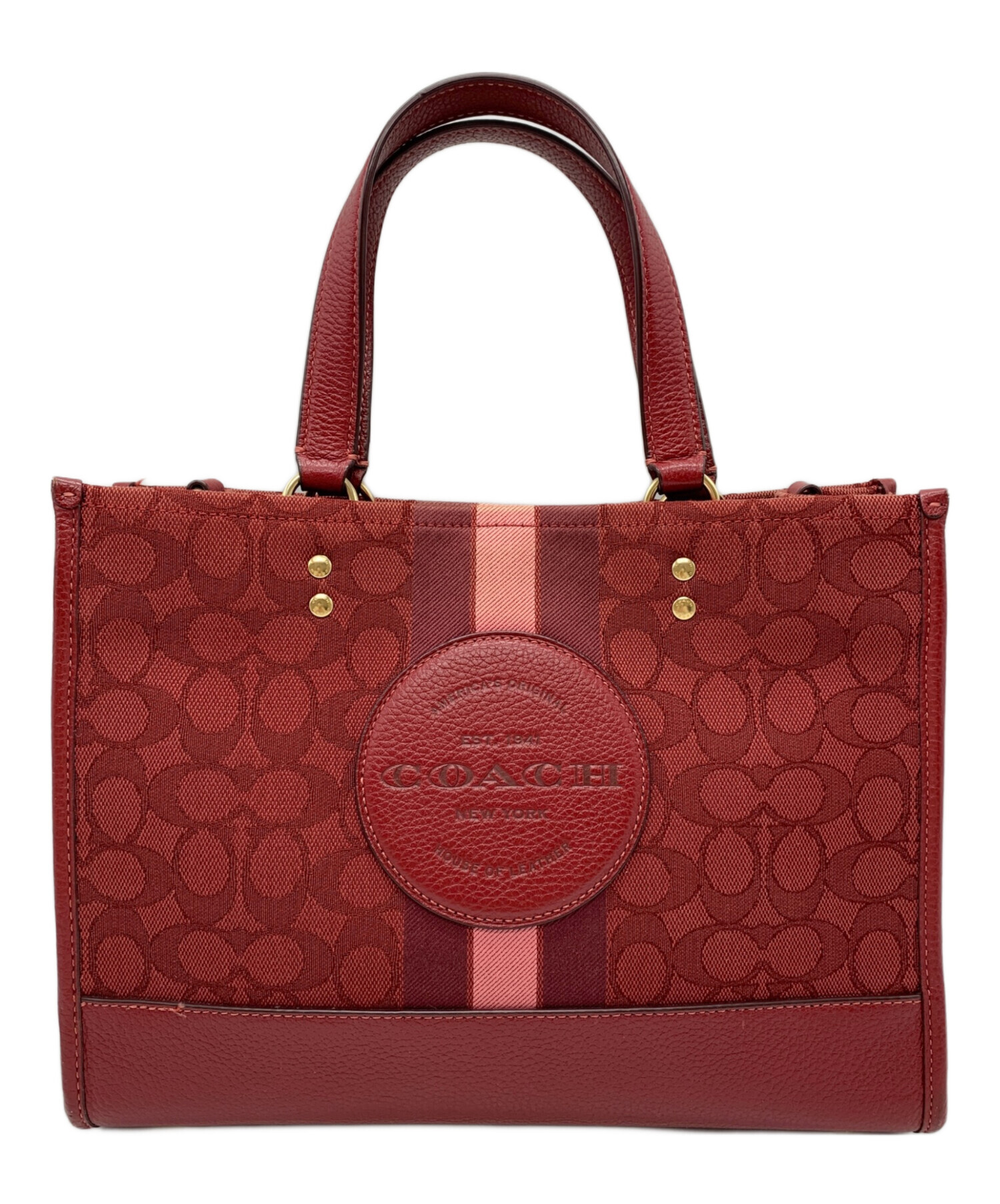 中古・古着通販】COACH (コーチ) COACH 2WAYバッグ レッド｜ブランド