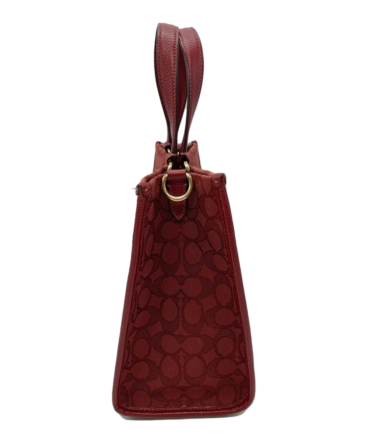 中古・古着通販】COACH (コーチ) COACH 2WAYバッグ レッド｜ブランド