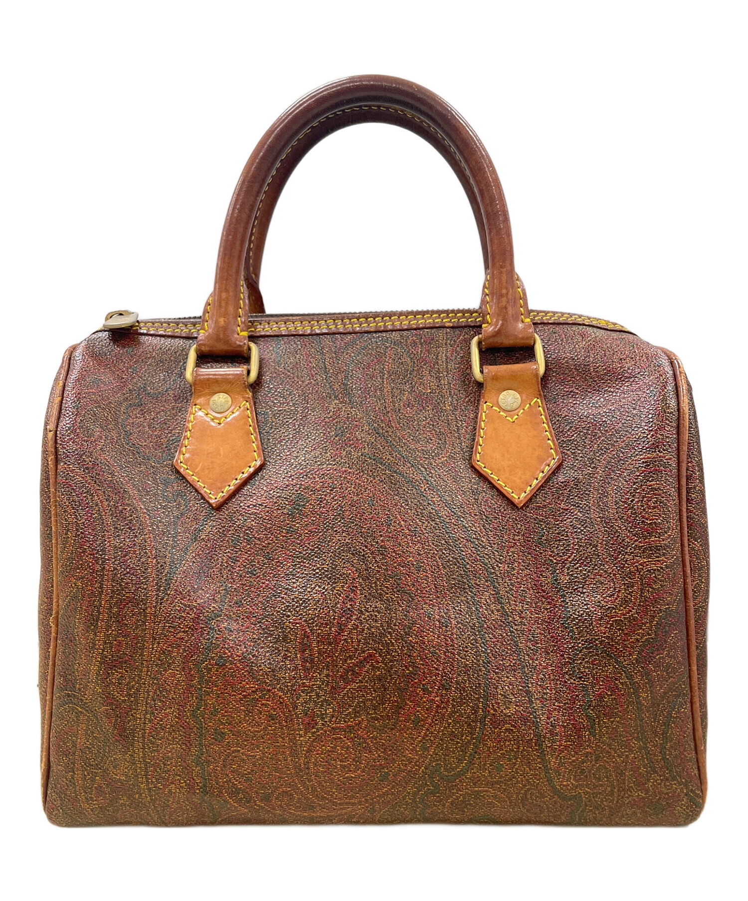 中古・古着通販】ETRO (エトロ) ハンドバッグ ブラウン｜ブランド