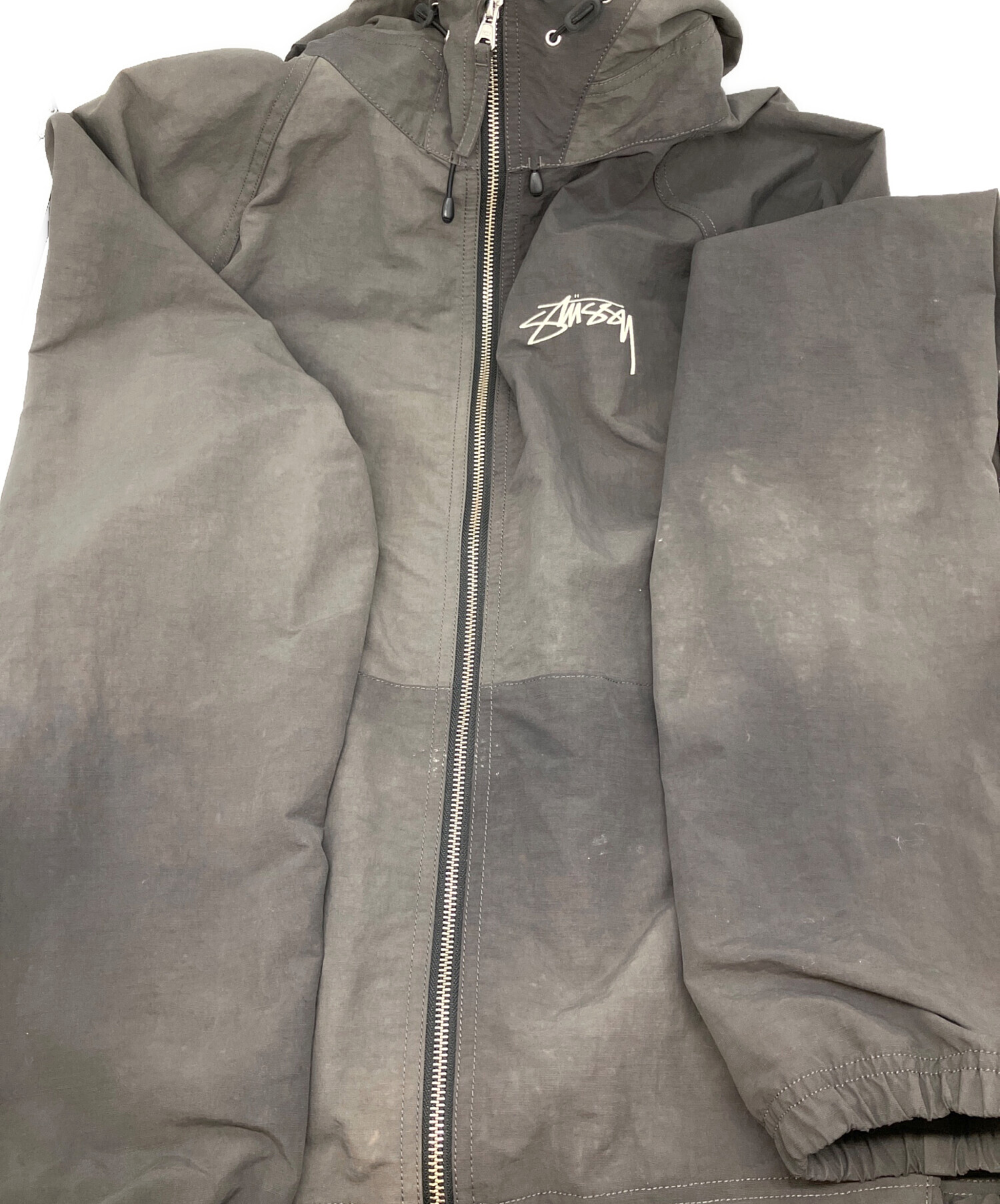 中古・古着通販】stussy (ステューシー) シェルジャケット グレー