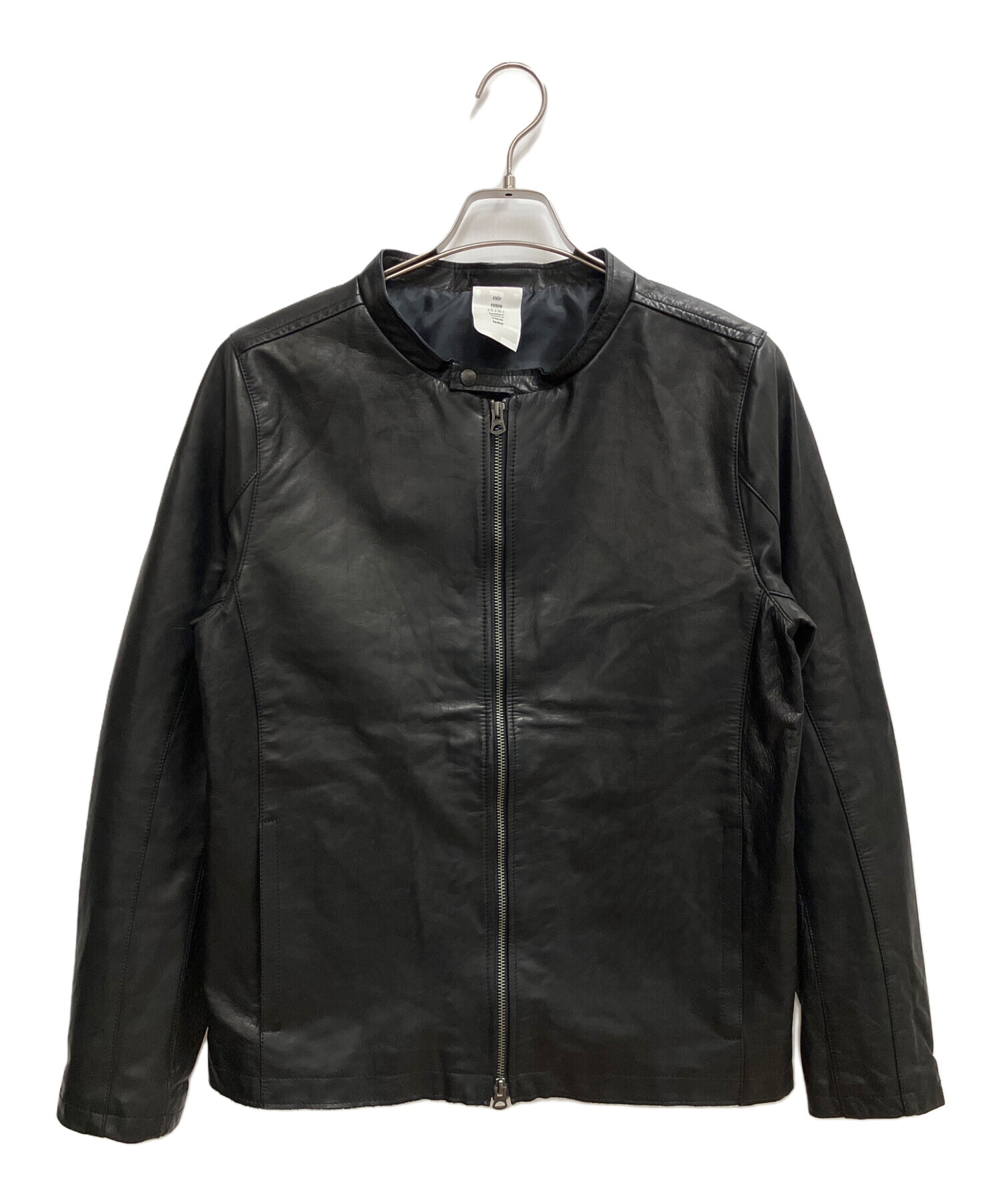 中古・古着通販】Shama (シャマ) レザージャケット ブラック サイズ