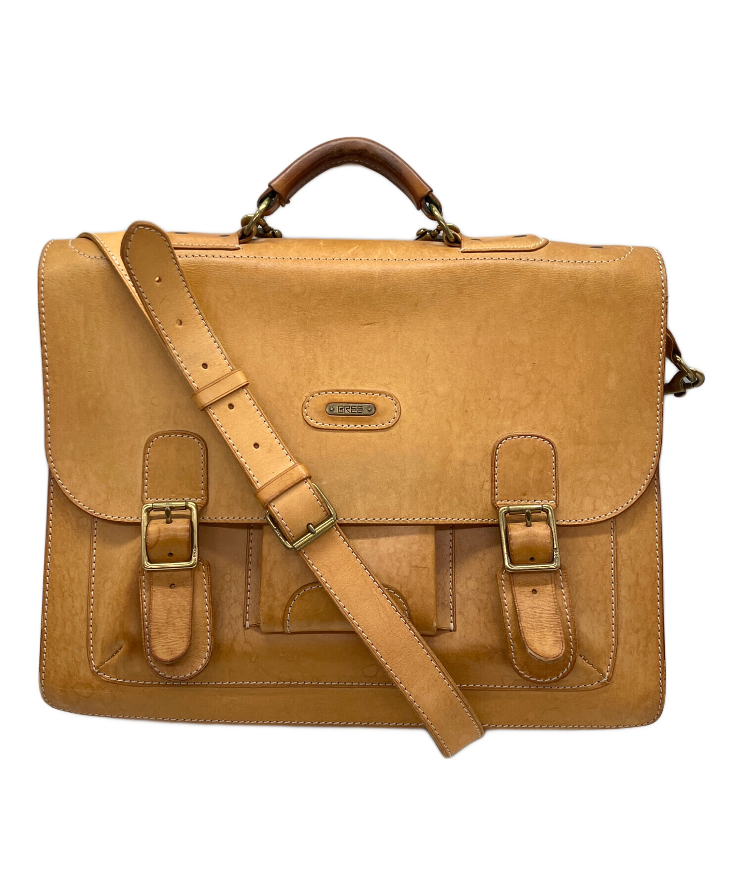 中古・古着通販】BREE (ブリー) 3WAYブリーフケース ベージュ
