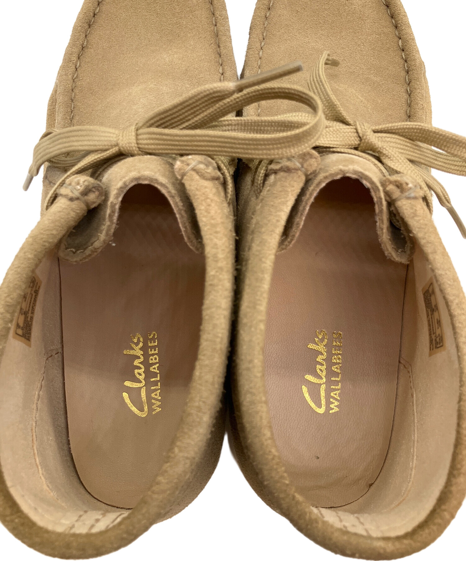 中古・古着通販】CLARKS (クラークス) ワラビー ブーツ ベージュ