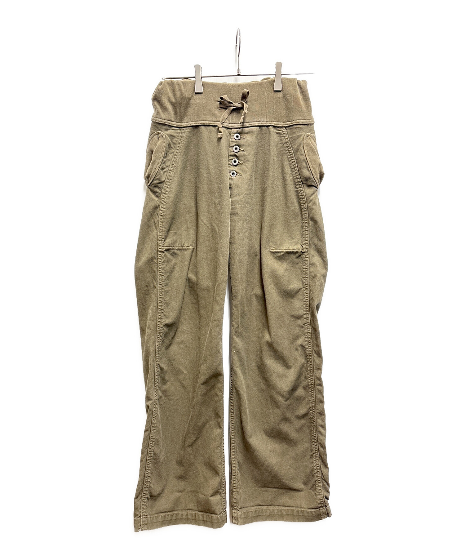 中古・古着通販】KAPITAL (キャピタル) ワイドパンツ カーキ サイズ:XS