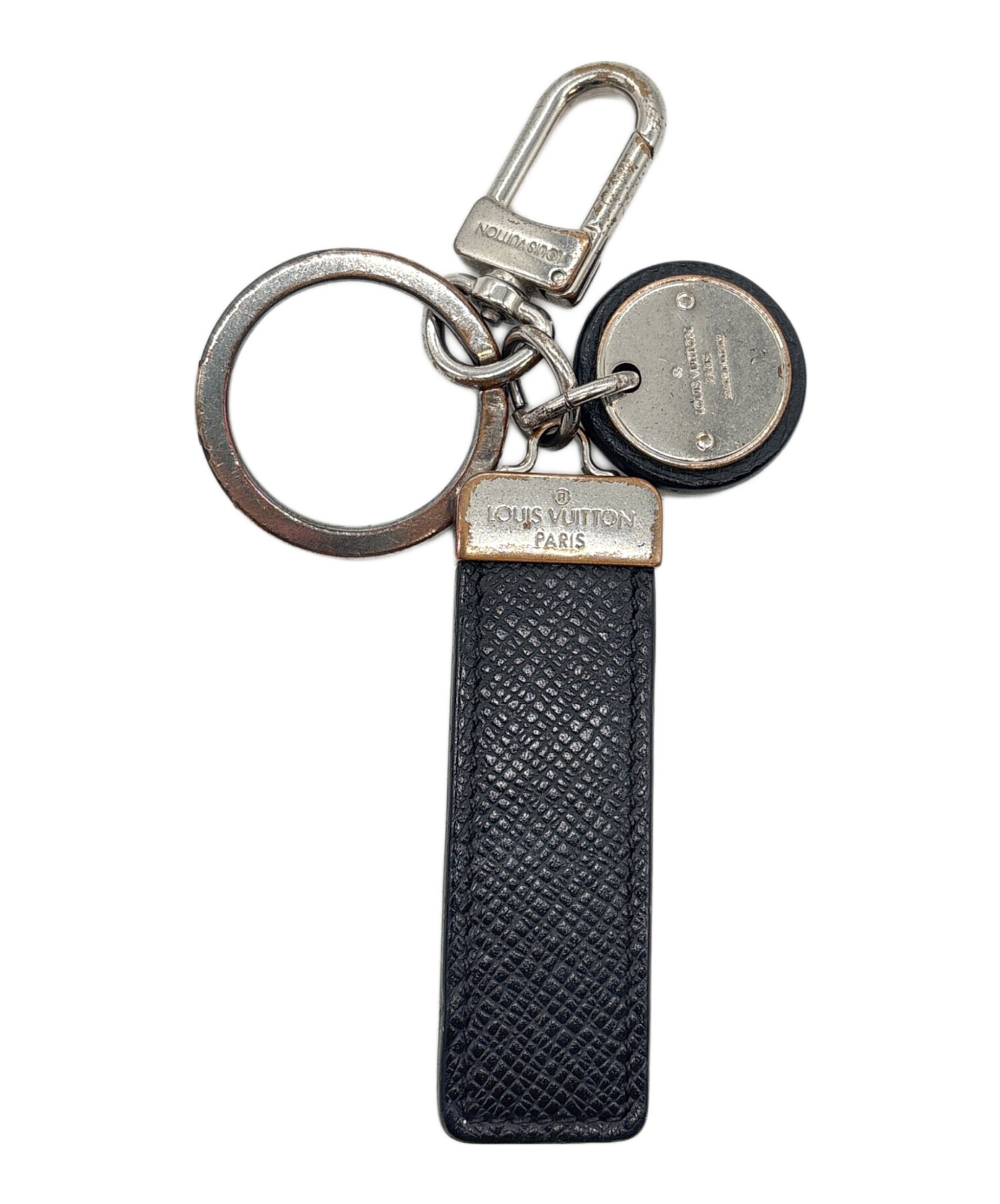 中古・古着通販】LOUIS VUITTON (ルイ ヴィトン) キーリング ブラック