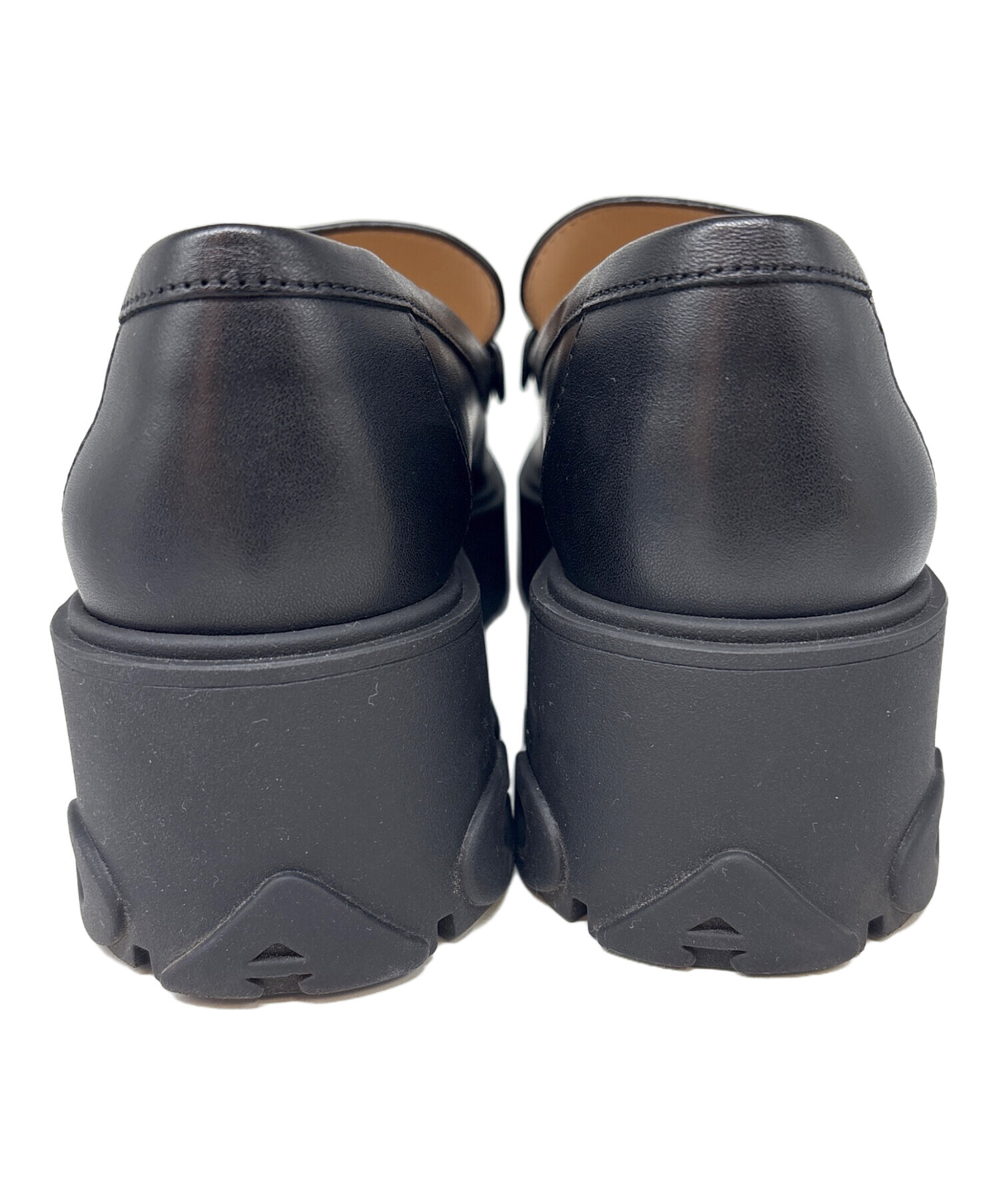 中古・古着通販】COACH (コーチ) ルーシーローファー ブラック サイズ