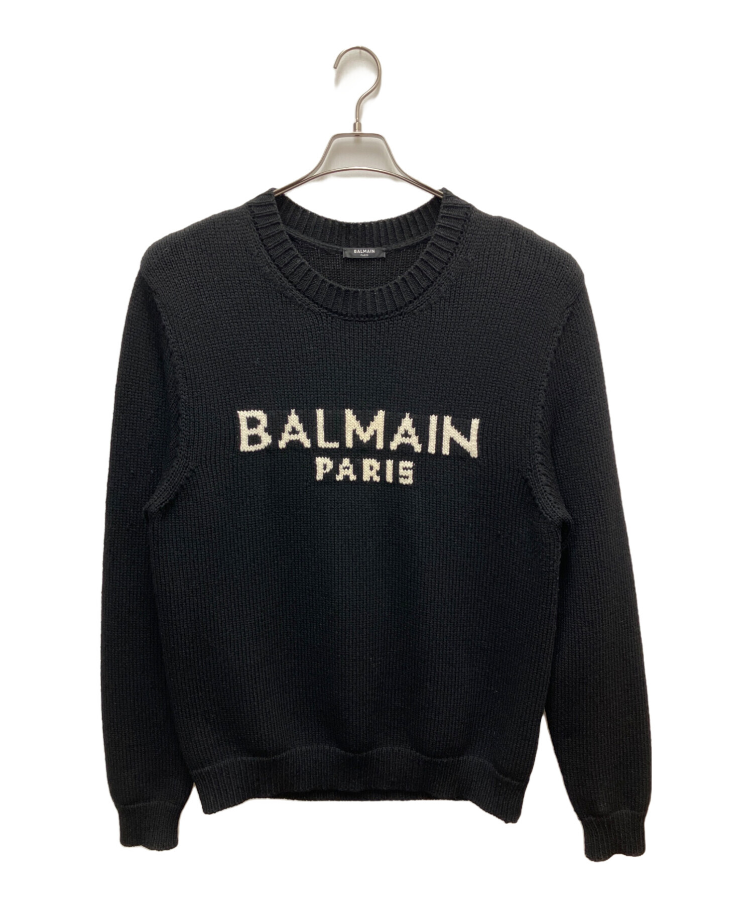 中古・古着通販】BALMAIN (バルマン) ニット ブラック サイズ:SIZE L