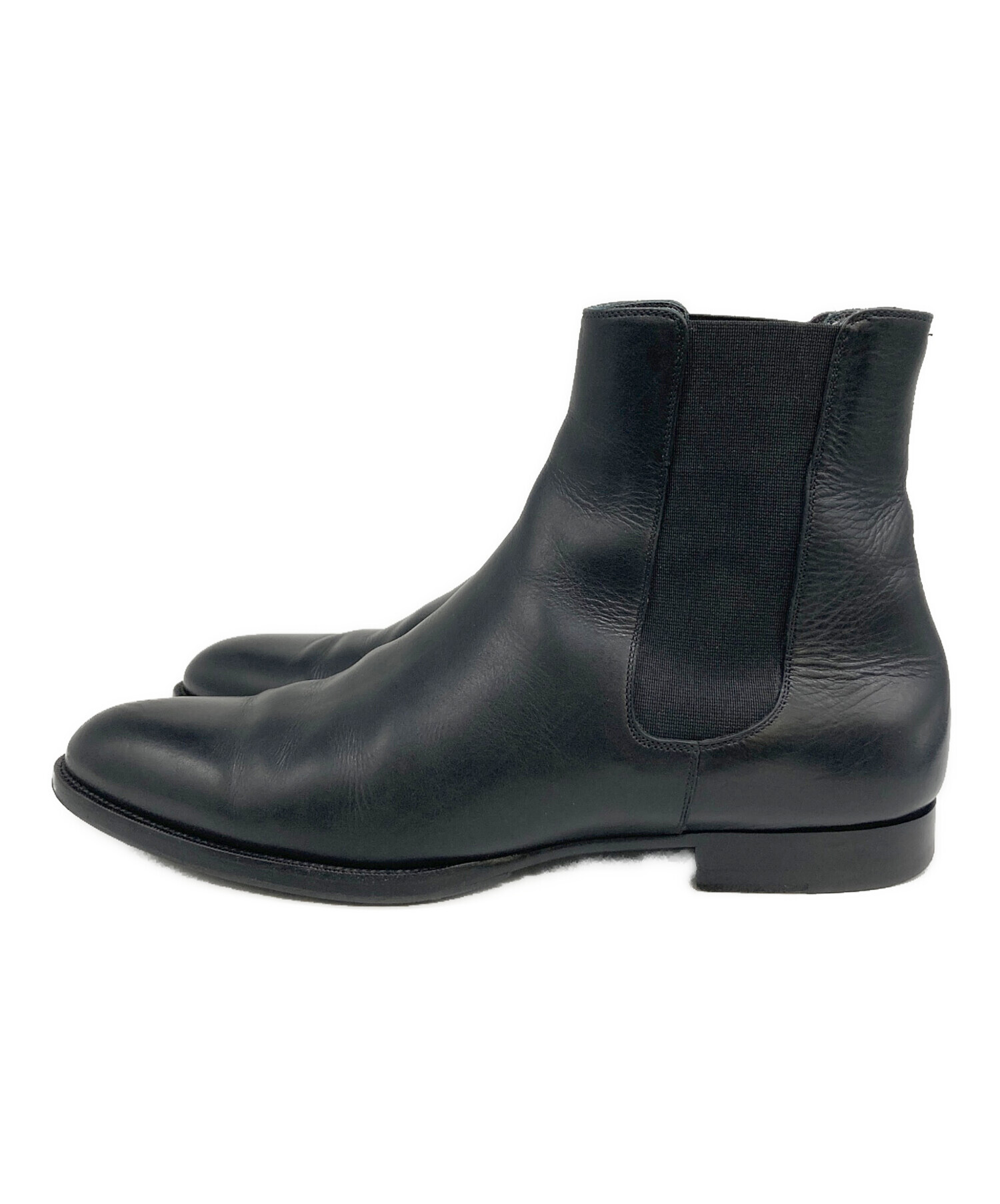 中古・古着通販】CELINE (セリーヌ) サイドゴアブーツ ブラック サイズ