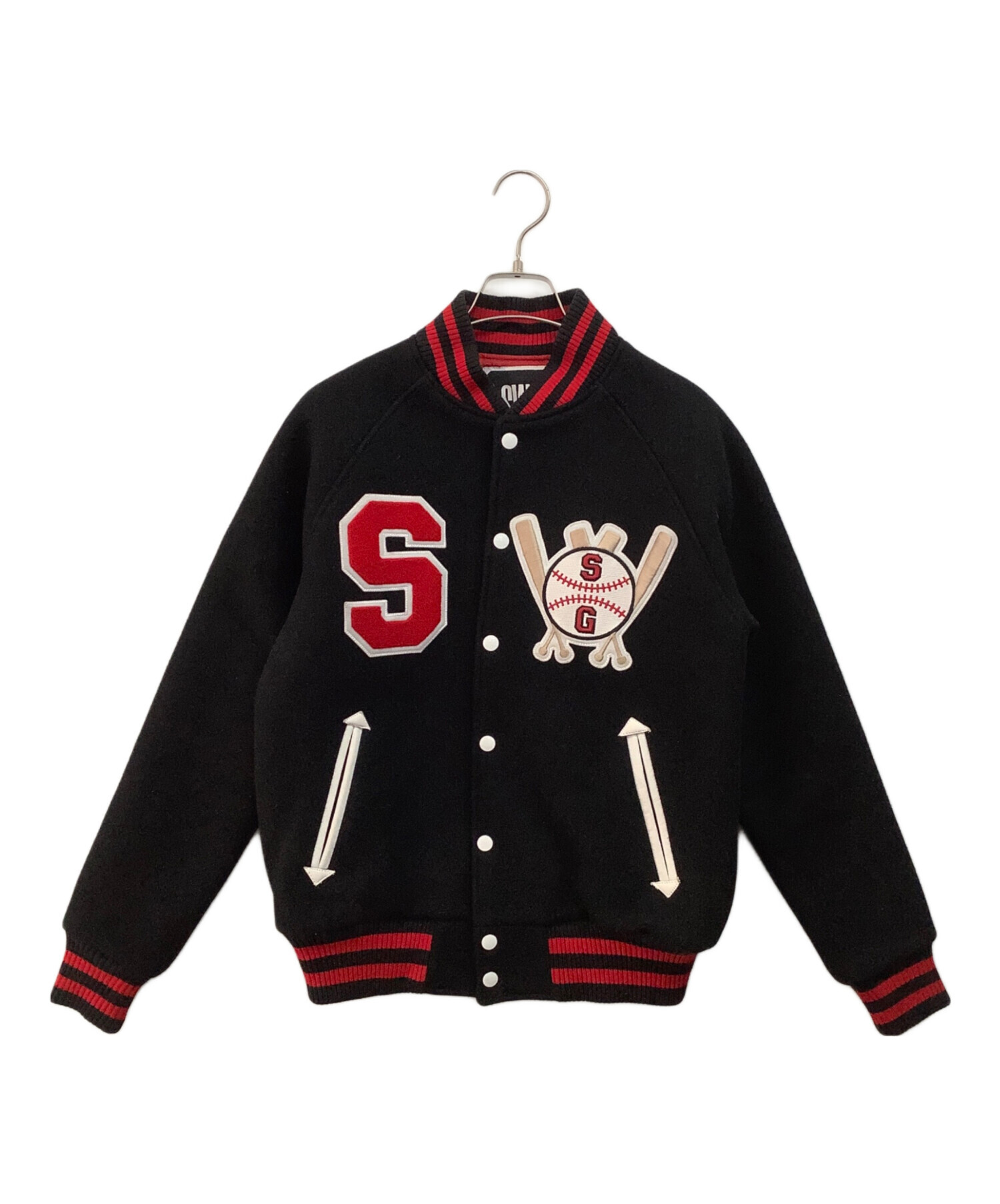 中古・古着通販】SWAGGER (スワッガー) スタジャン ネイビー サイズ:M