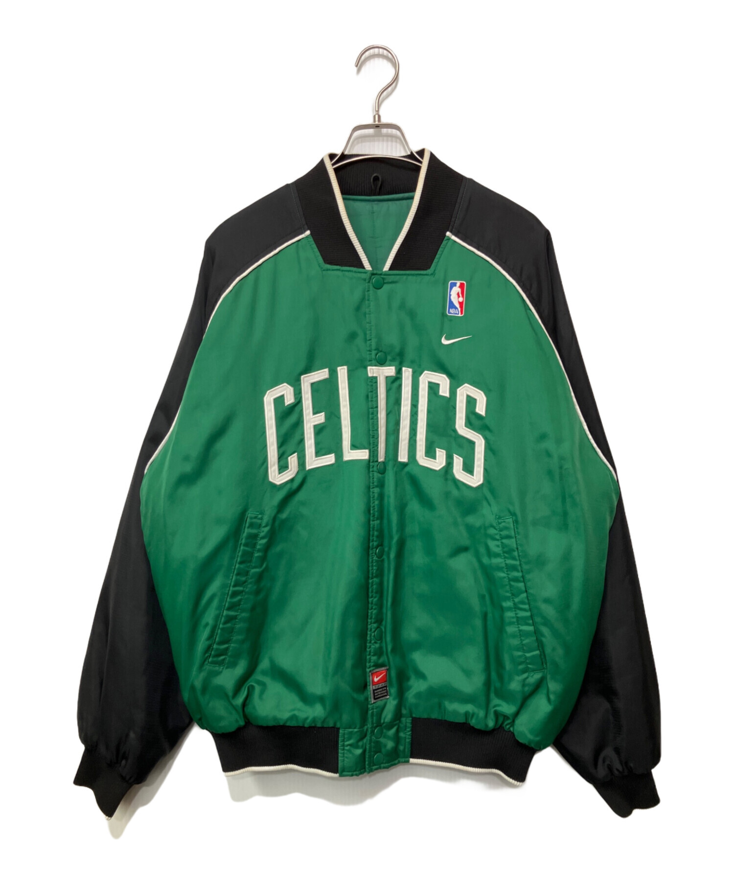 中古・古着通販】NIKE (ナイキ) スタジャン ブラック×グリーン サイズ