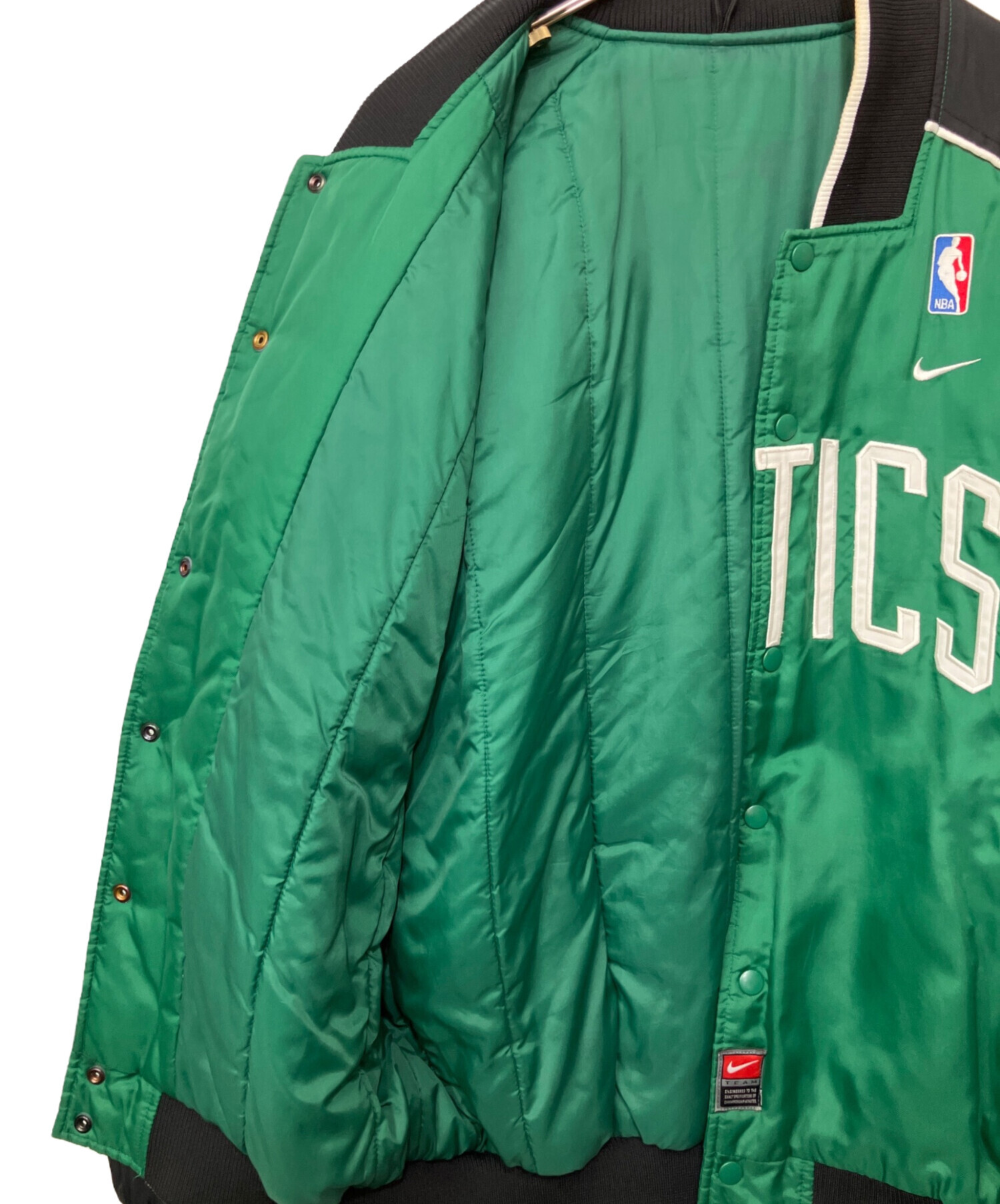 中古・古着通販】NIKE (ナイキ) スタジャン ブラック×グリーン サイズ