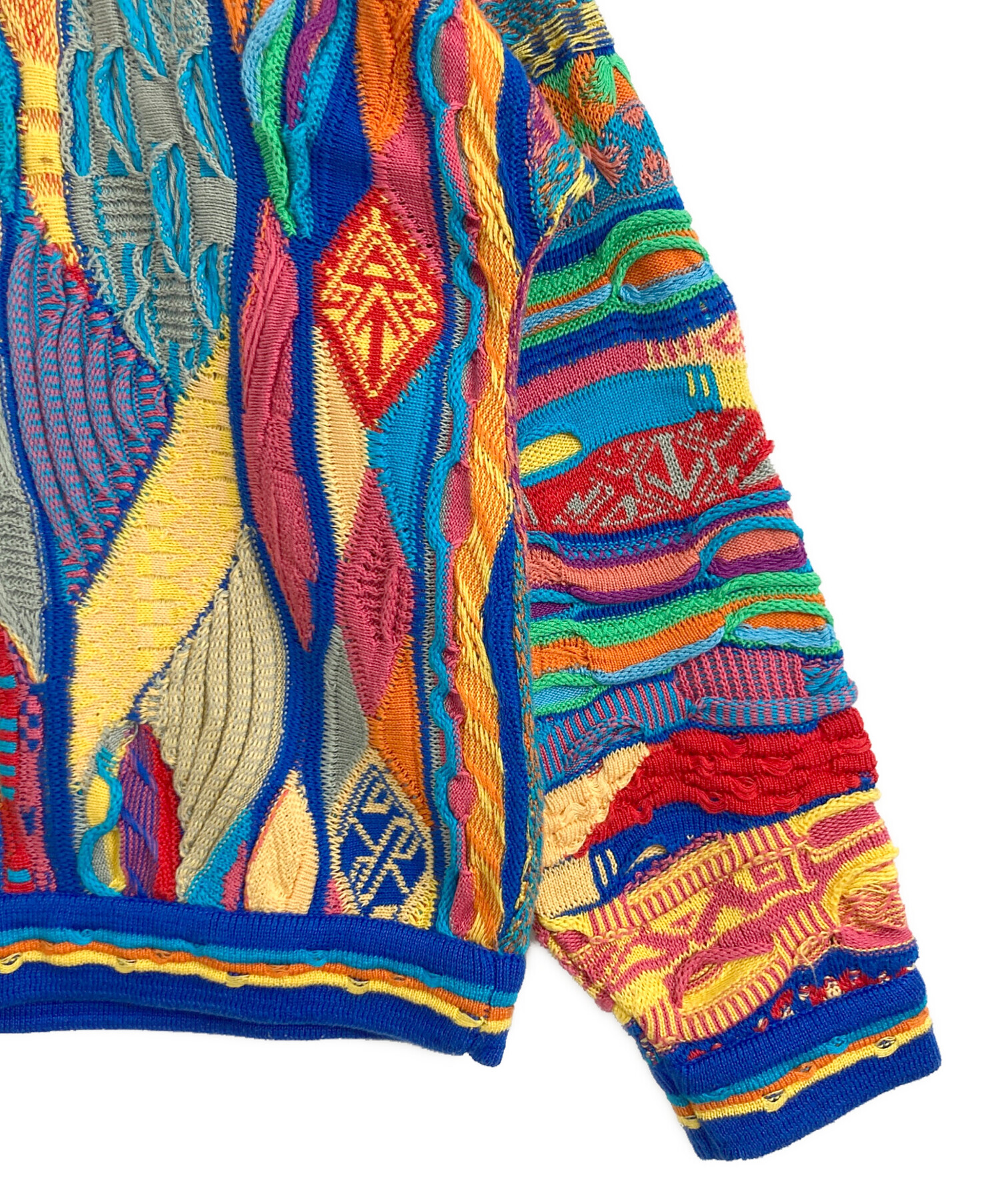 中古・古着通販】Coogi (クージー) Coogi 総柄3Dニット マルチカラー