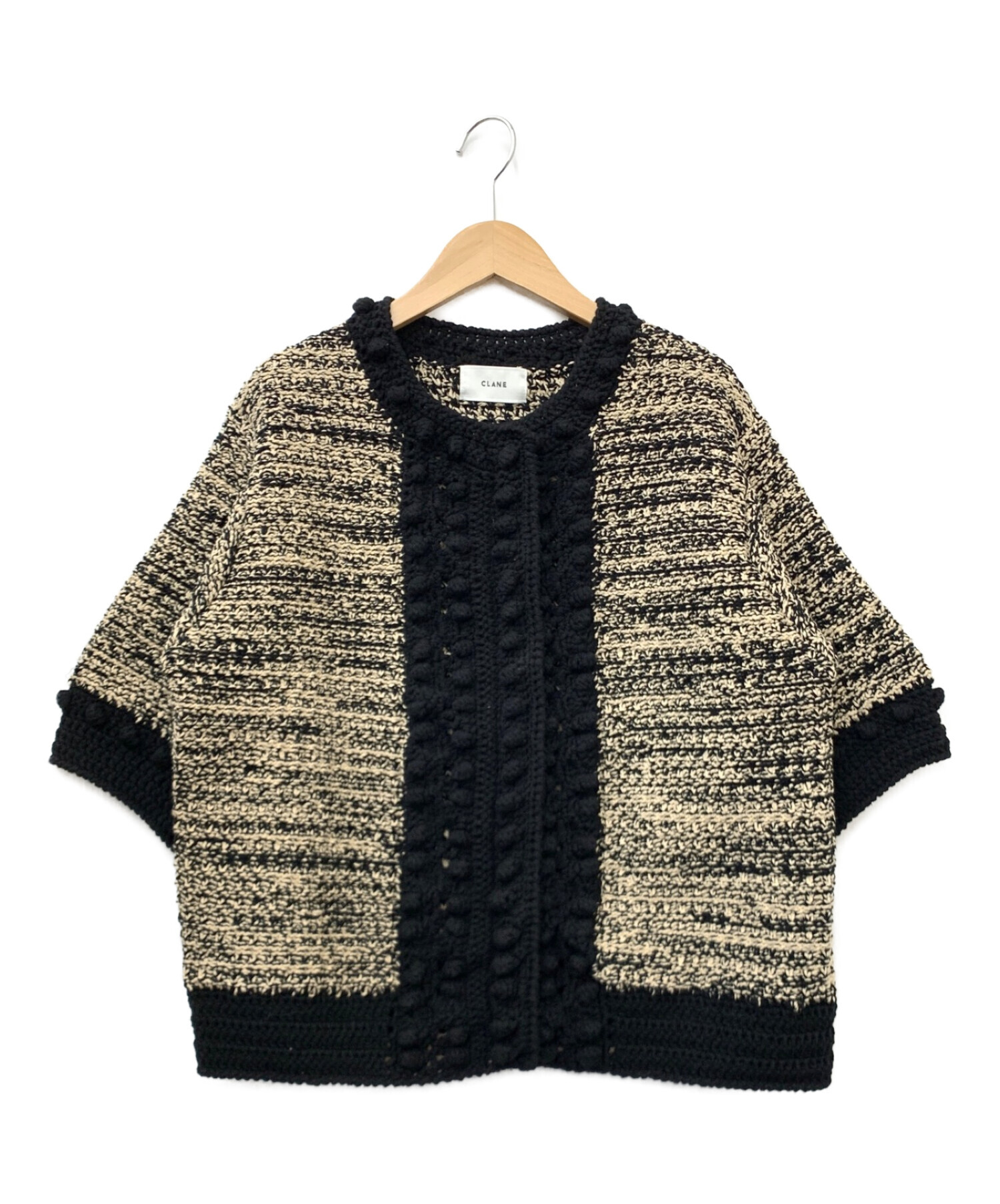 CLANE CURVE SLEEVE KNIT CARDIGAN 【公式通販】