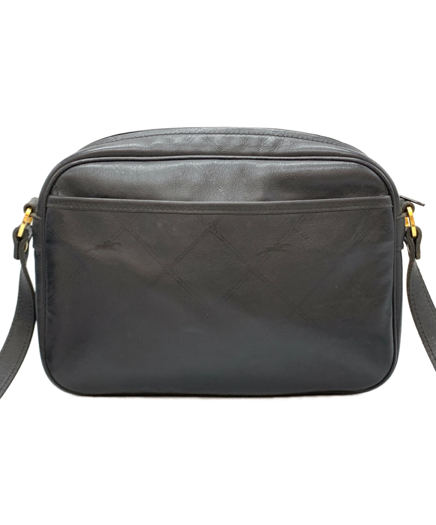 中古・古着通販】LONGCHAMP (ロンシャン) オールドレザーショルダー