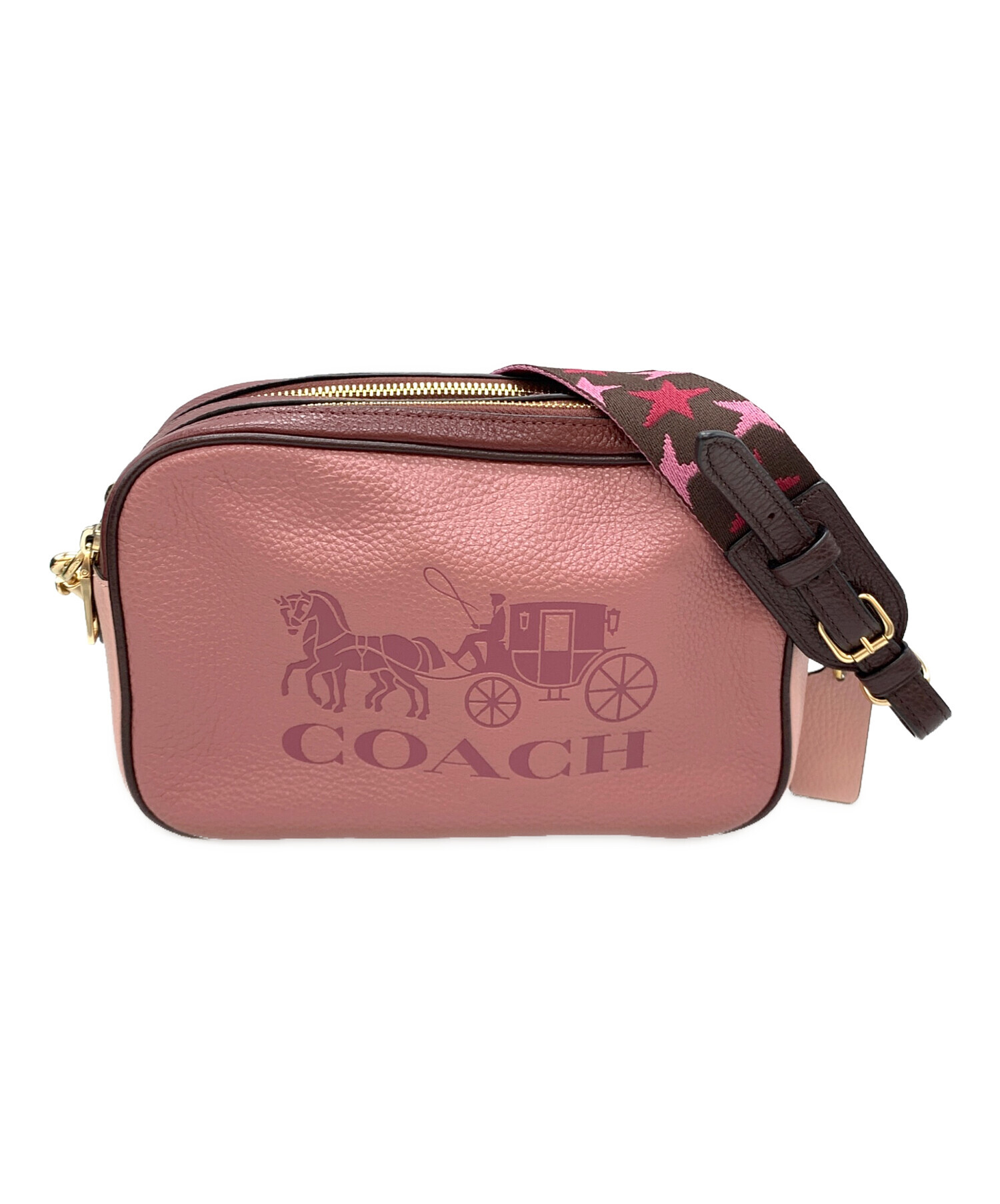 中古・古着通販】COACH (コーチ) ショルダーバッグ ピンク｜ブランド
