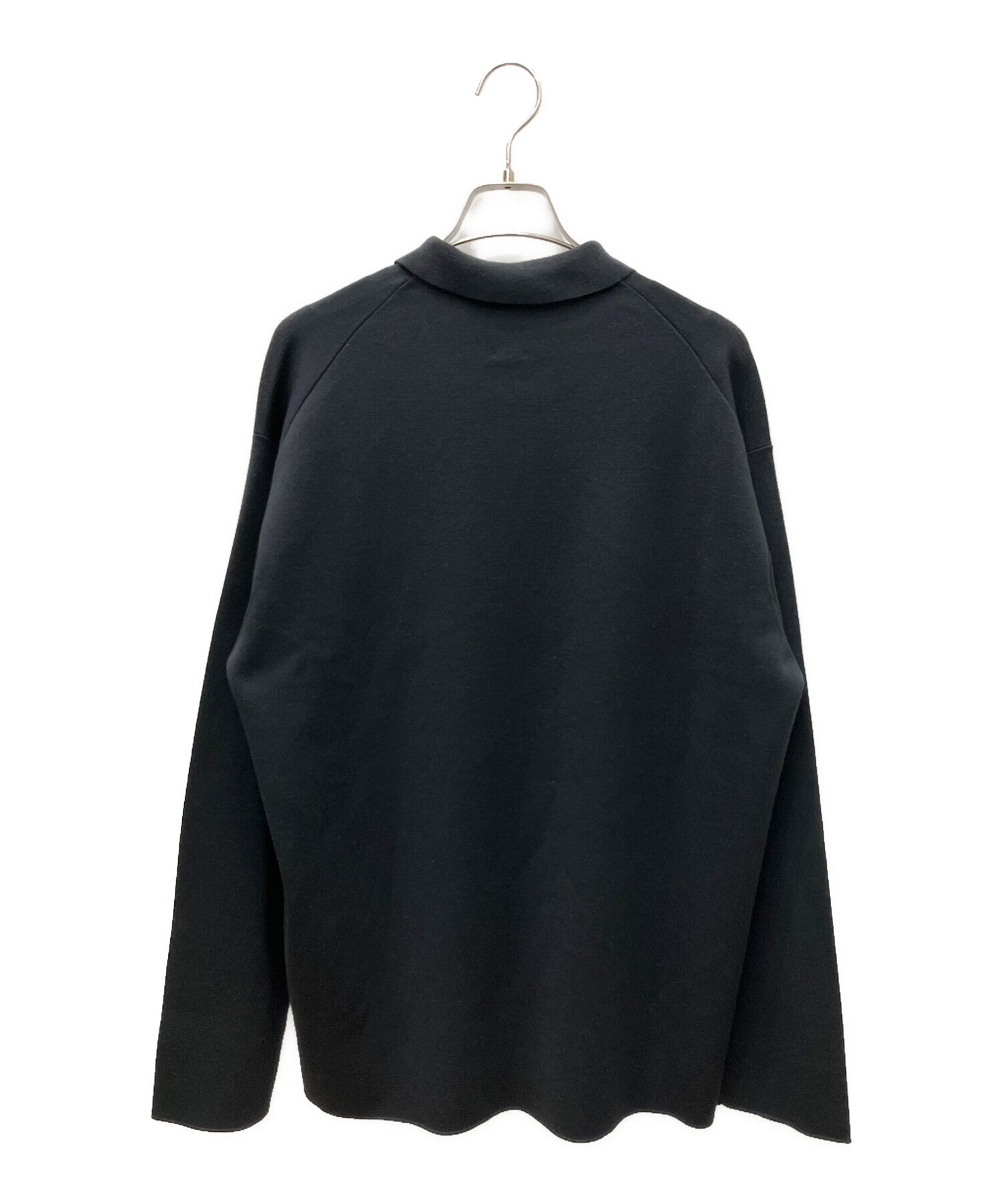 中古・古着通販】BATONER (バトナ―) 32G SMOOTH WOOL POLO HALF ZIP