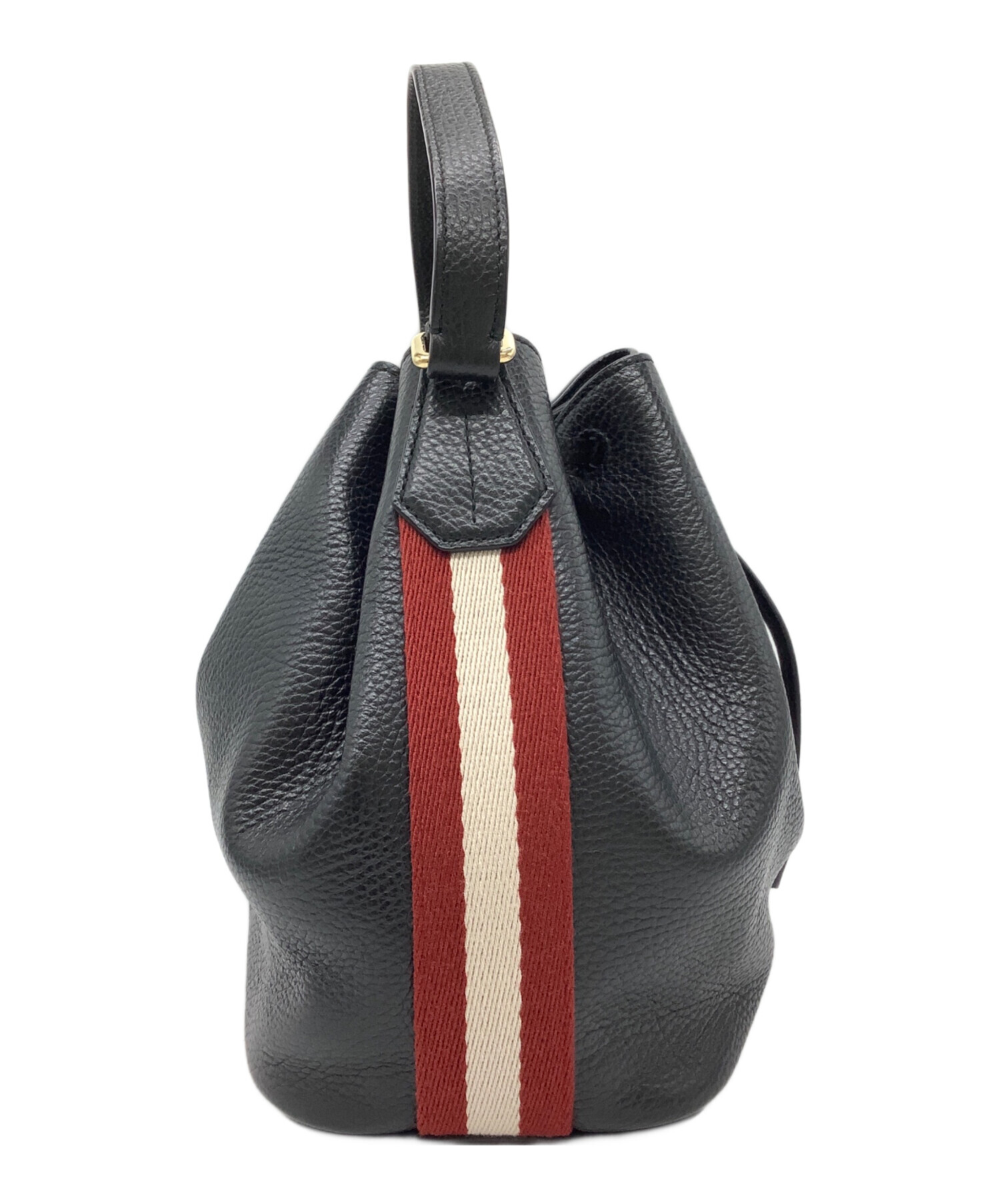 中古・古着通販】BALLY (バリー) ショルダーバッグ ブラック×レッド