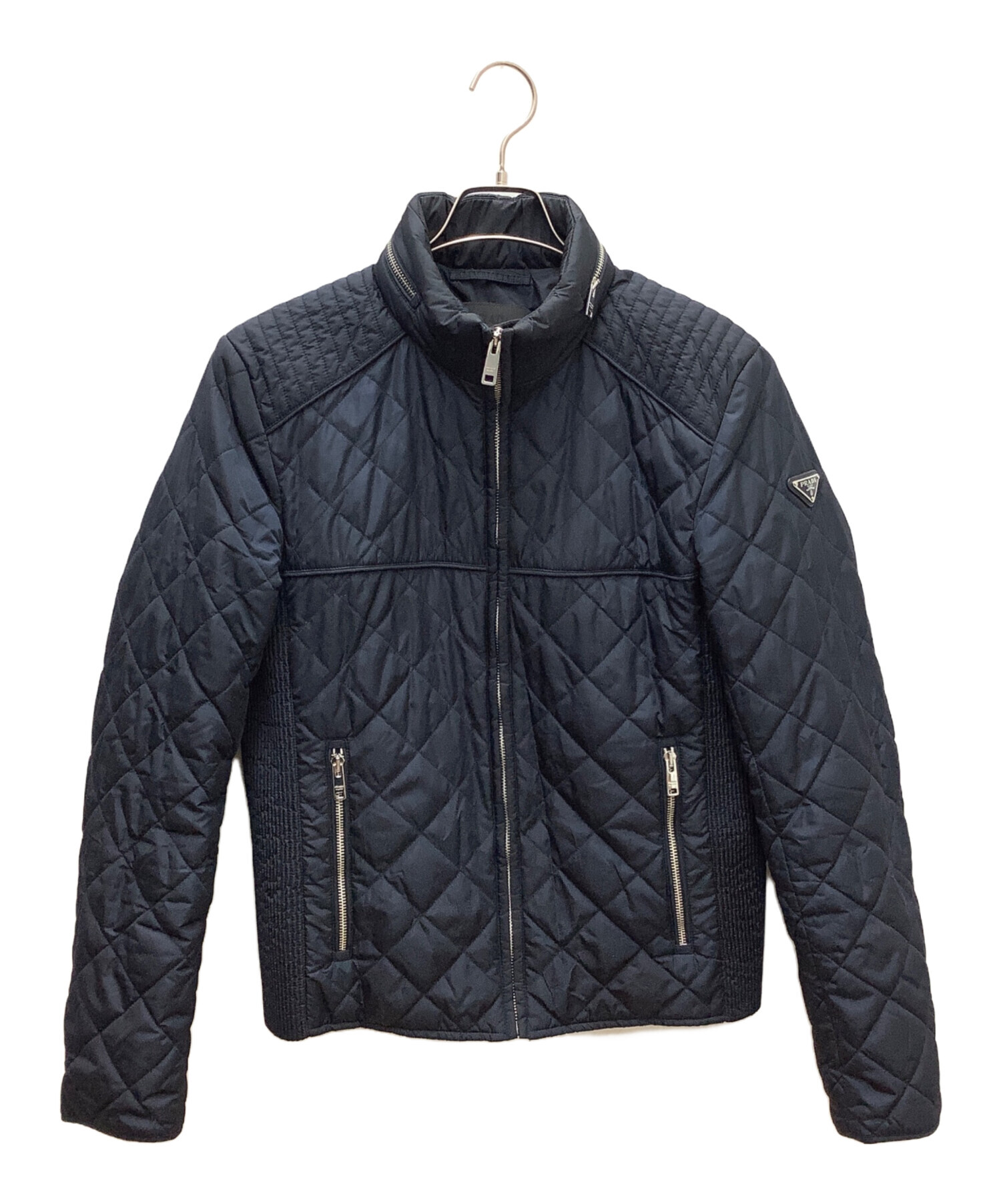 中古・古着通販】PRADA (プラダ) キルティングジップアップジャケット