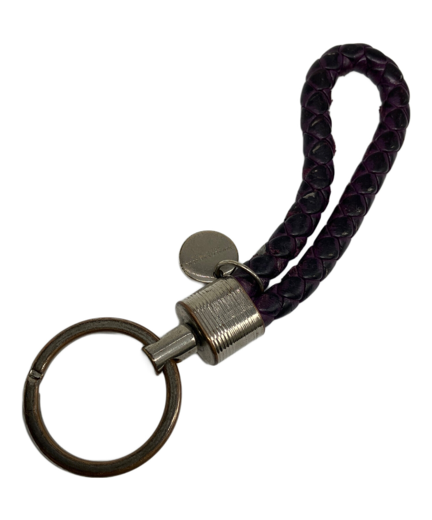 中古・古着通販】BOTTEGA VENETA (ボッテガベネタ) レザーキーリング