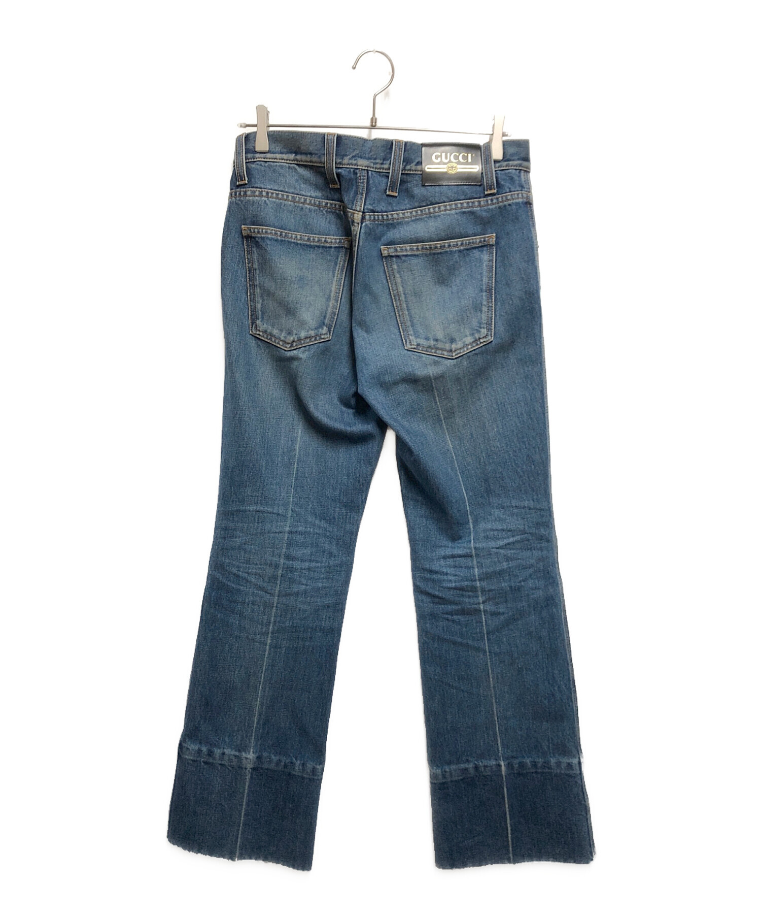 中古・古着通販】GUCCI (グッチ) ラベル付きウォッシュドフレアデニム