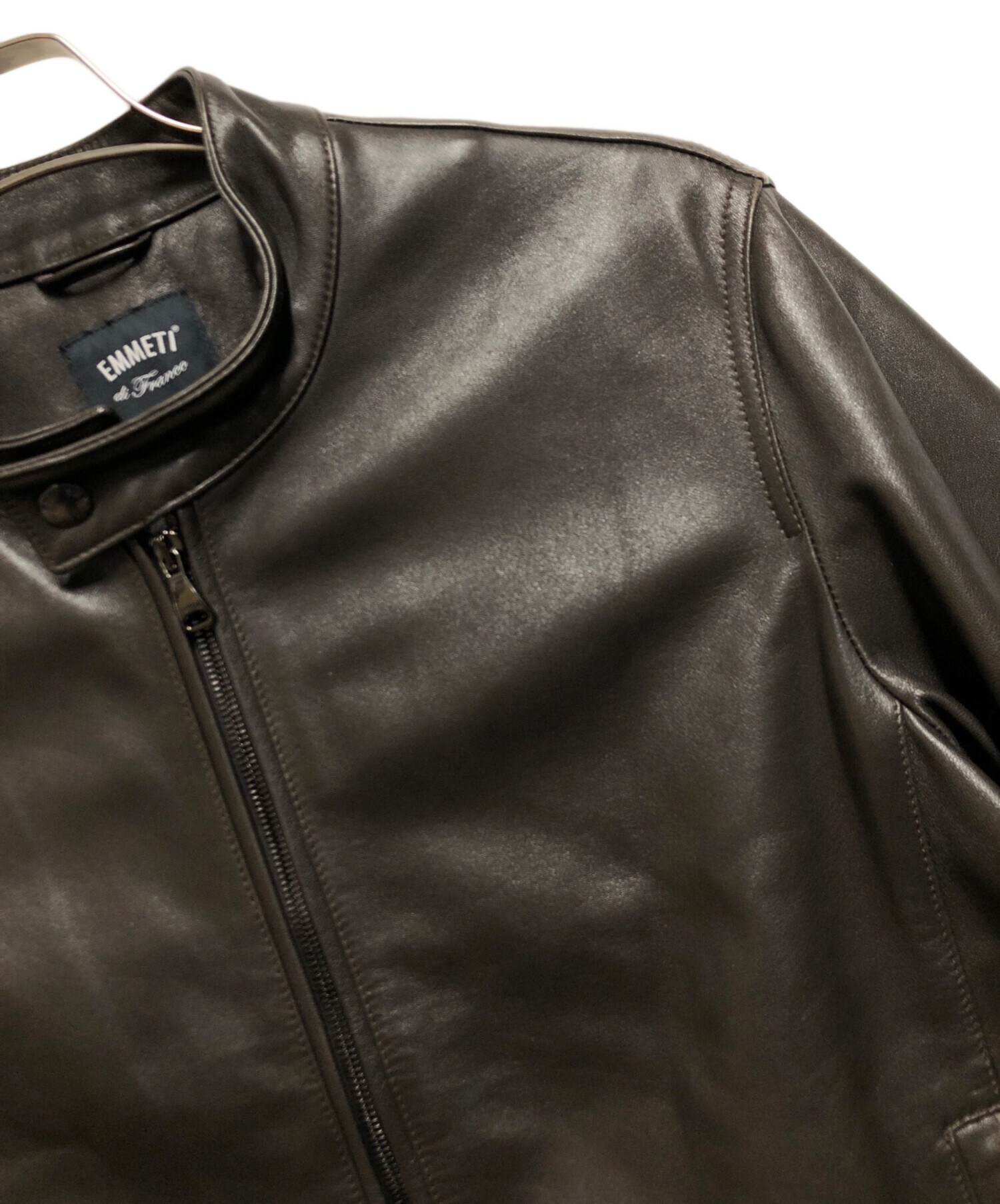 中古・古着通販】EMMETI (エンメティ) ラムスキンシングルライダース