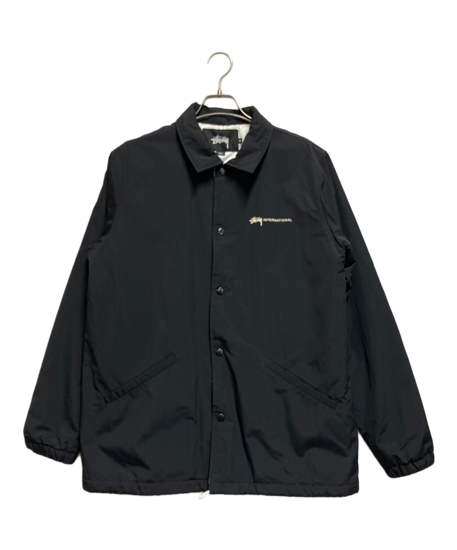 中古・古着通販】stussy (ステューシー) ナイロンジャケット ブラック