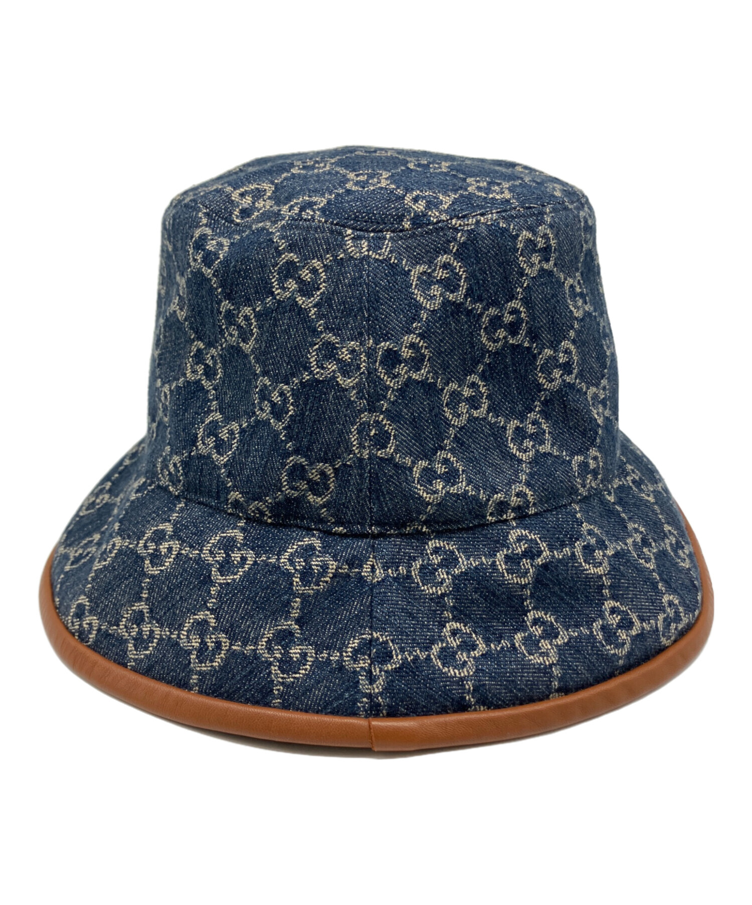 中古・古着通販】GUCCI (グッチ) GGキャンバスバケットハット ネイビー