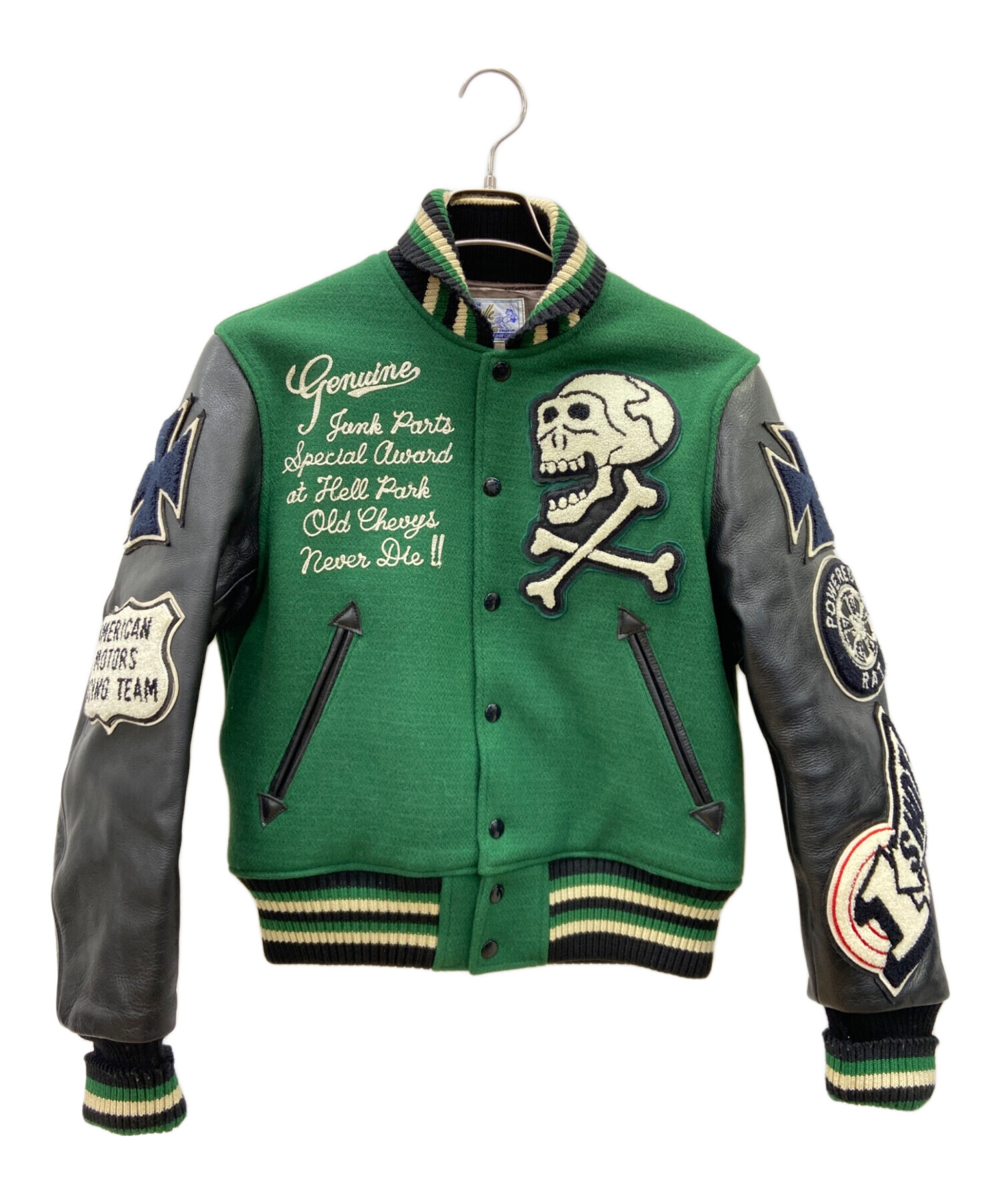 中古・古着通販】whitesville (ホワイツビル) スタジャン グリーン