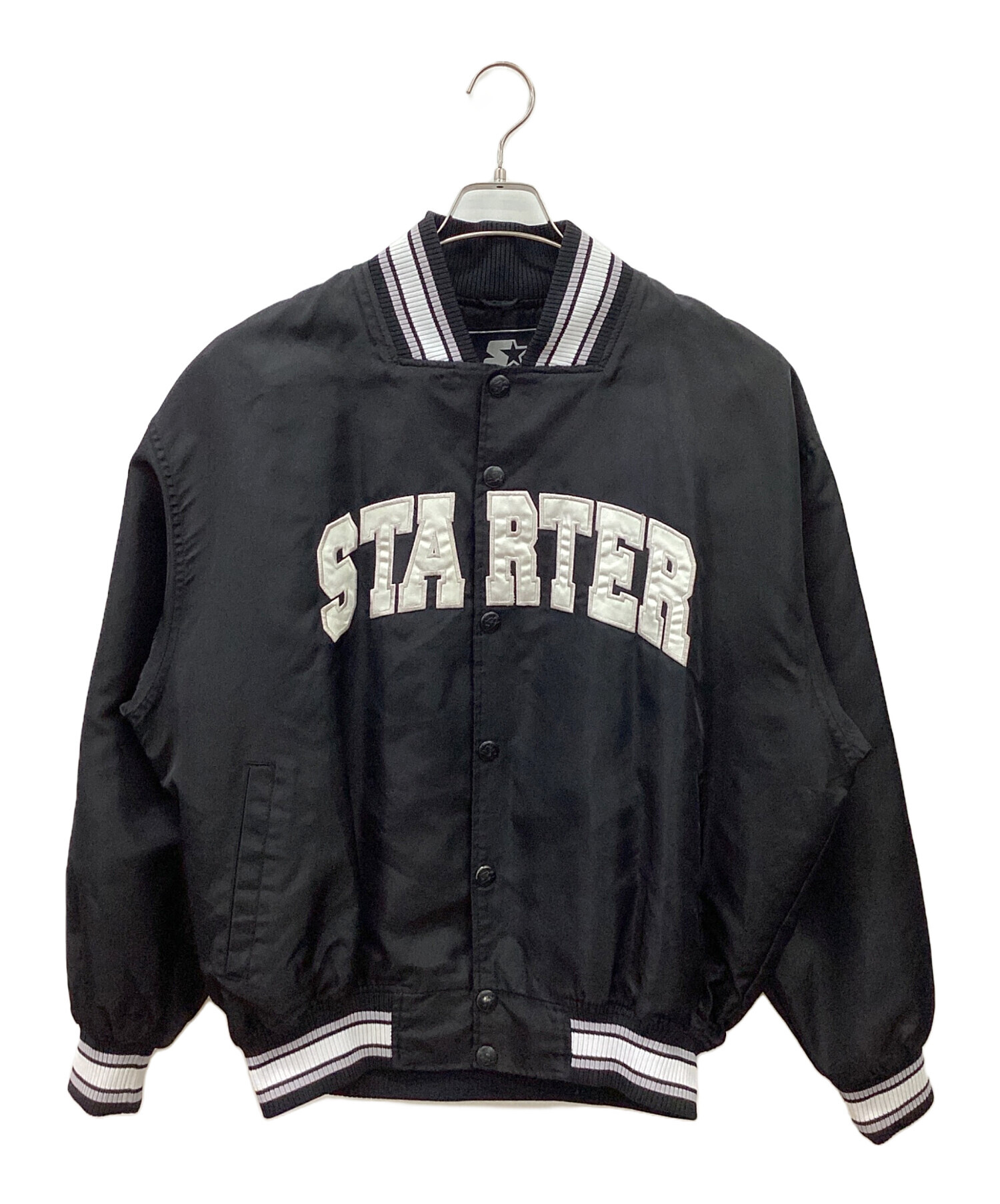 中古・古着通販】STARTER (スターター) スタジャン ブラック サイズ:M