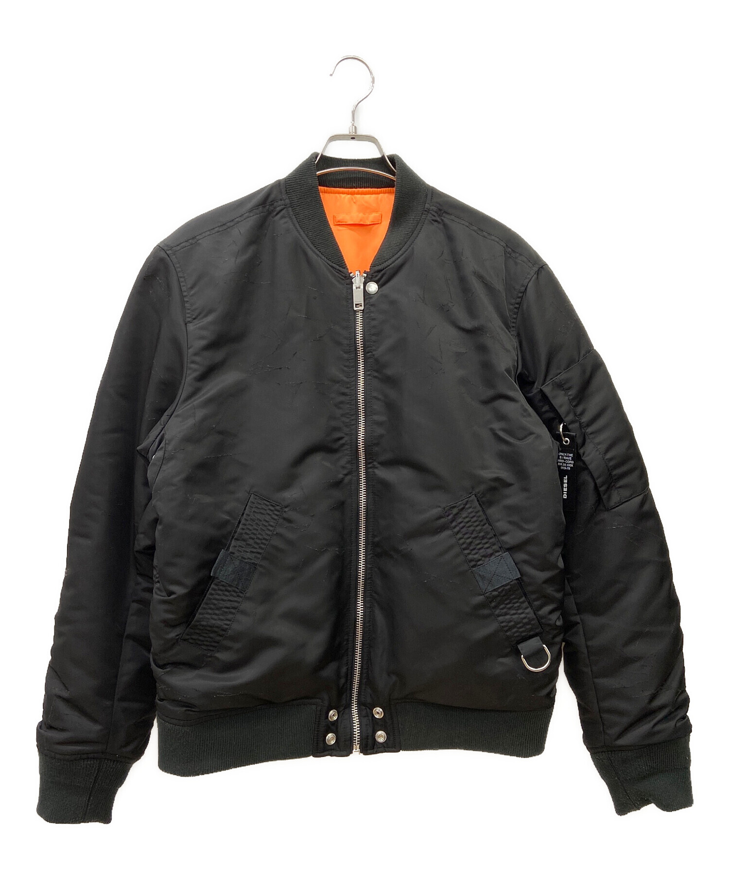 中古・古着通販】DIESEL (ディーゼル) クラッシュ加工MA-1ジャケット