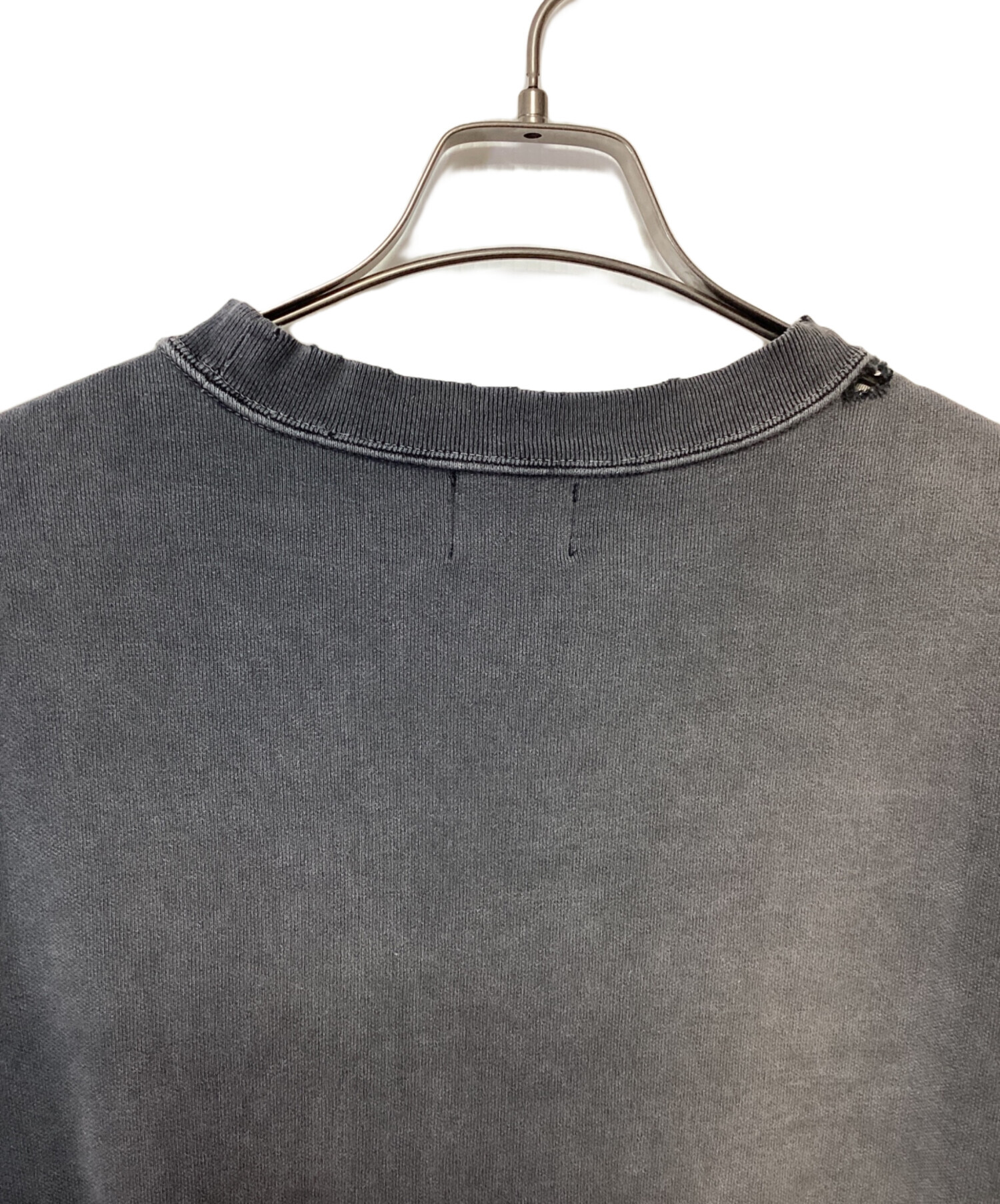 中古・古着通販】REMI RELIEF (レミレリーフ) ダメージ加工スウェット