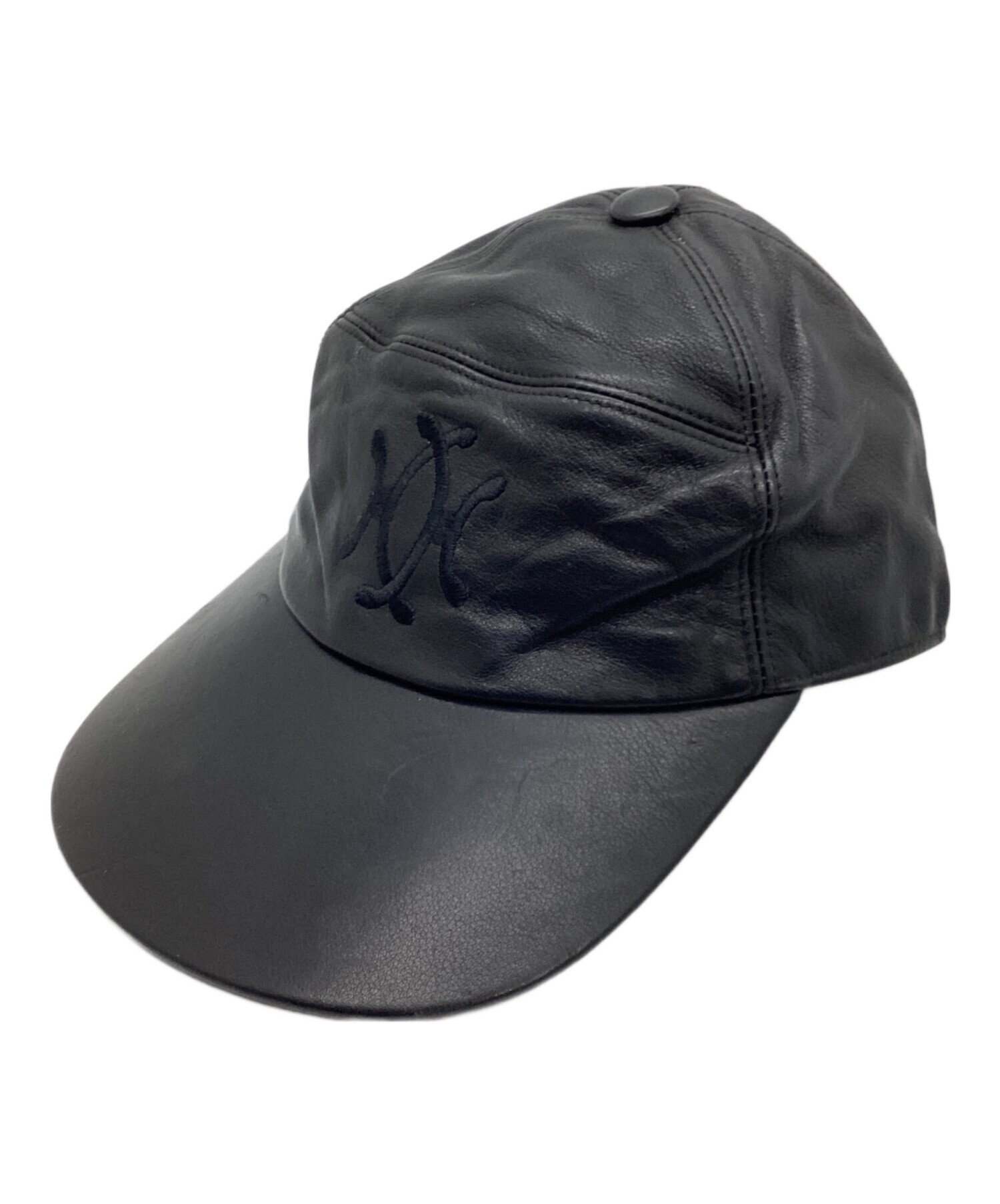 中古・古着通販】MOTSCH HERMES (モッチ エルメス) レザーキャップ