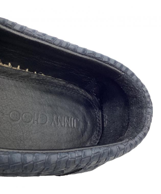 中古・古着通販】JIMMY CHOO (ジミーチュウ) スリッポン ネイビー