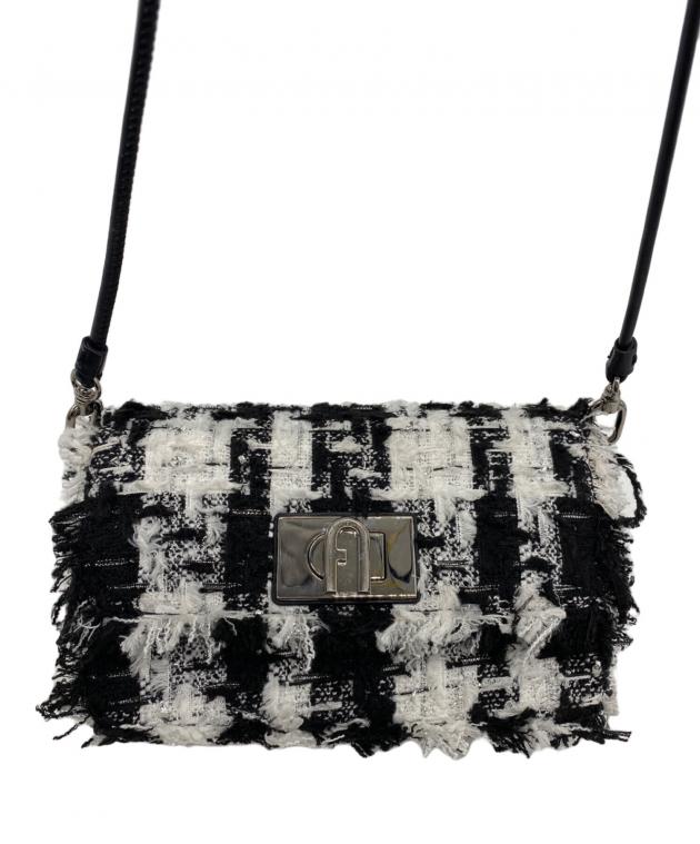中古・古着通販】FURLA (フルラ) ツイードミニショルダーバッグ