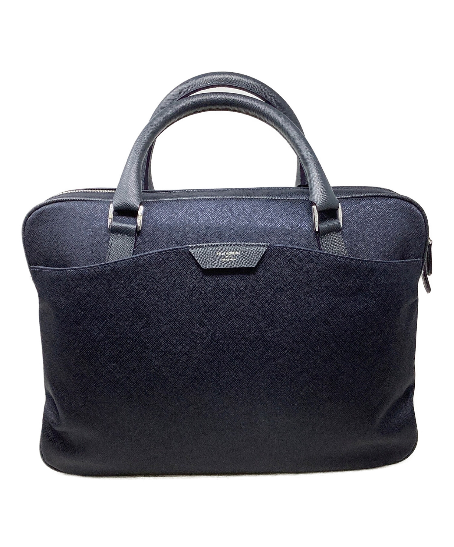 ペッレモルビダ ビジネスバッグ 2way キャピターノ A4収納可 ネイビー