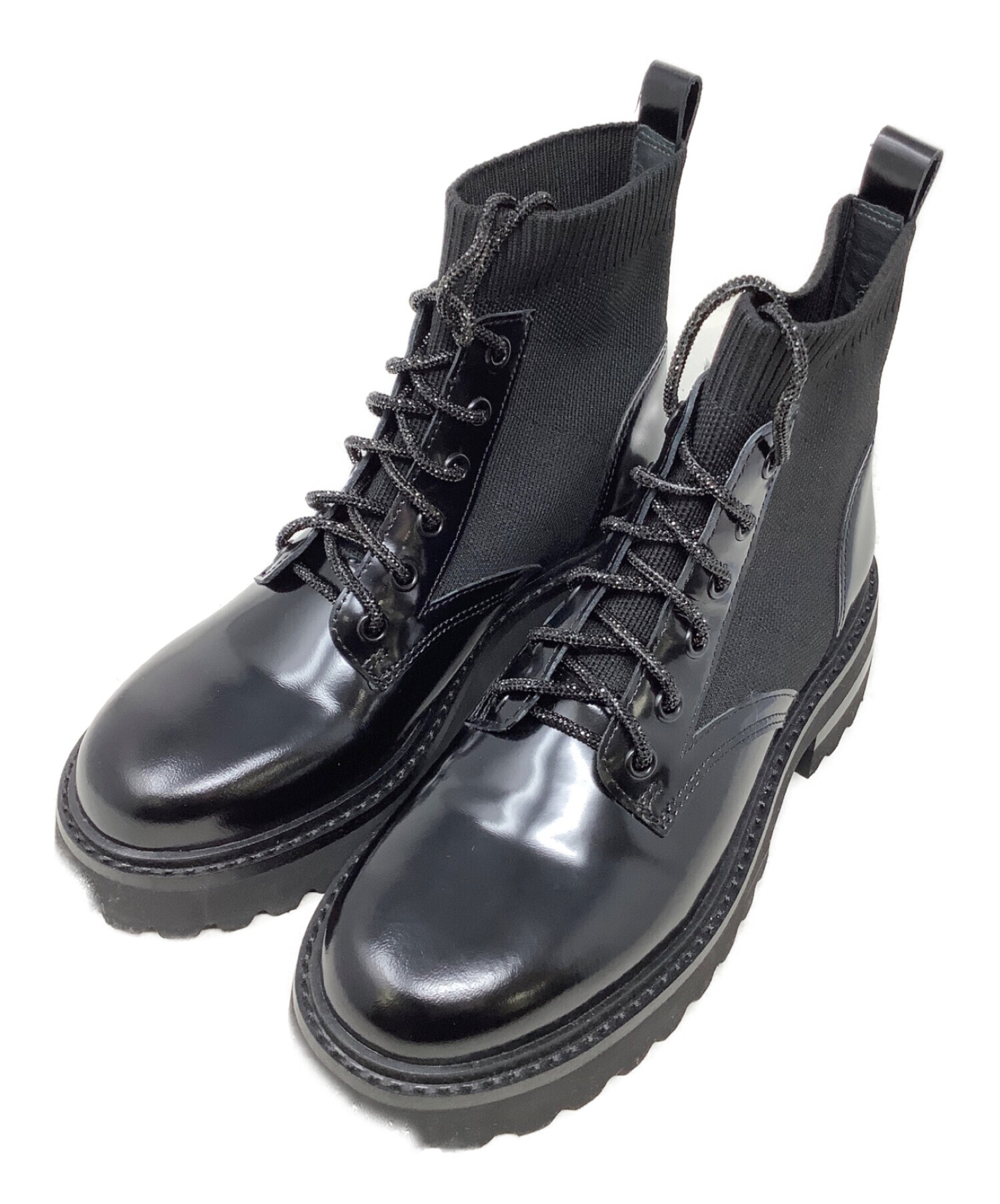 中古・古着通販】STACCATO (スタッカート) ショートブーツ ブラック