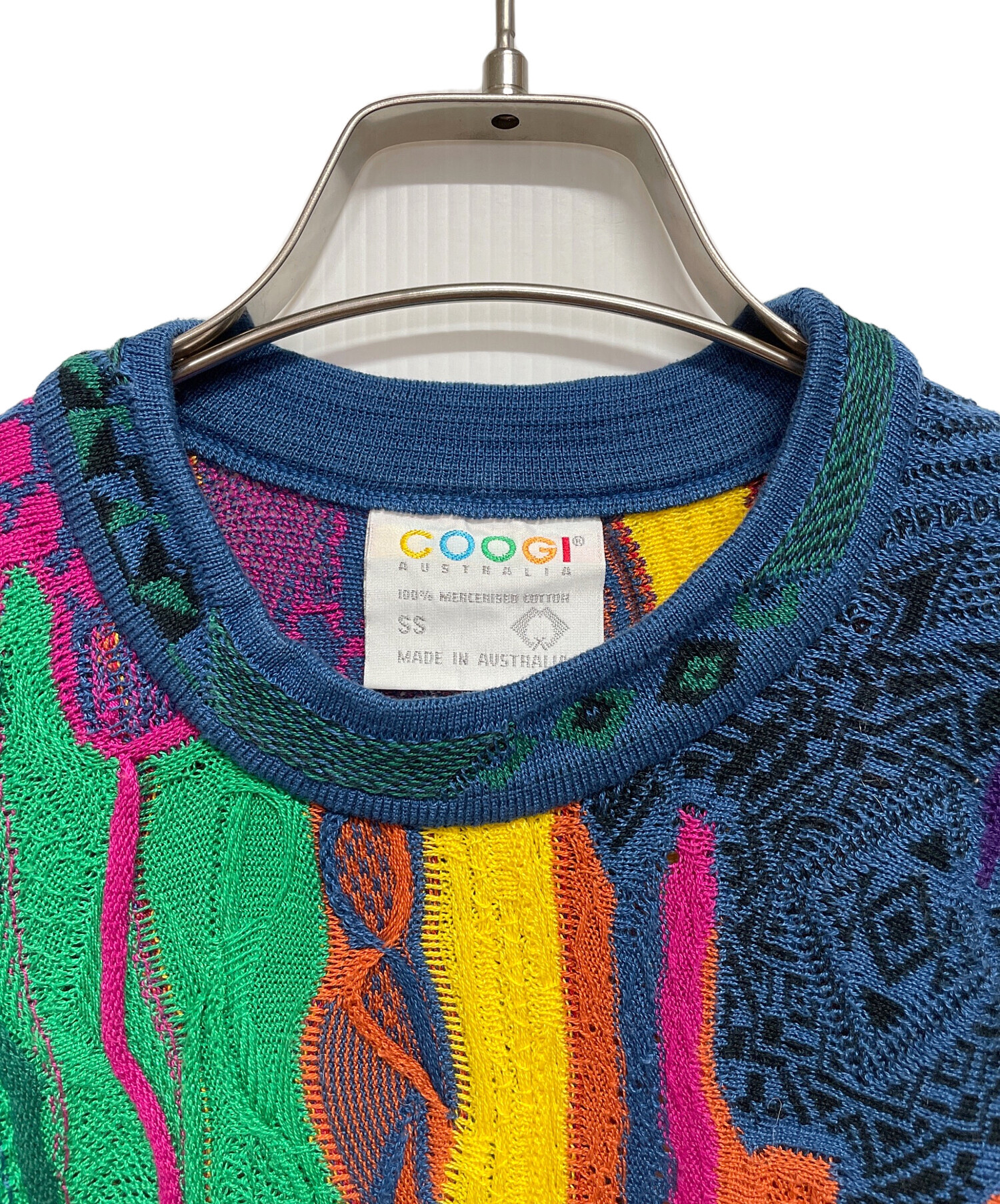 中古・古着通販】Coogi (クージー) 3Dニット マルチカラー サイズ:SS