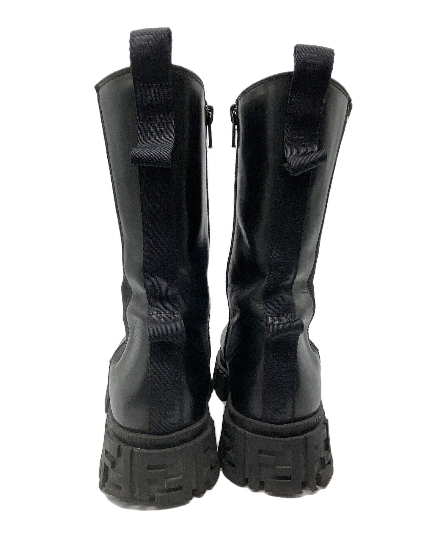 中古・古着通販】FENDI (フェンディ) サイドゴアブーツ ブラック