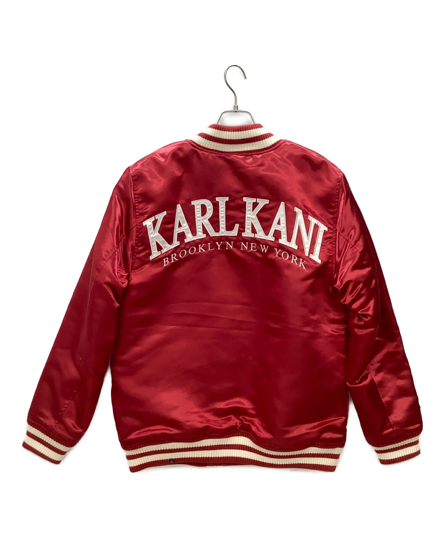 中古・古着通販】KARL KANI (カールカナイ) スタジャン レッド サイズ