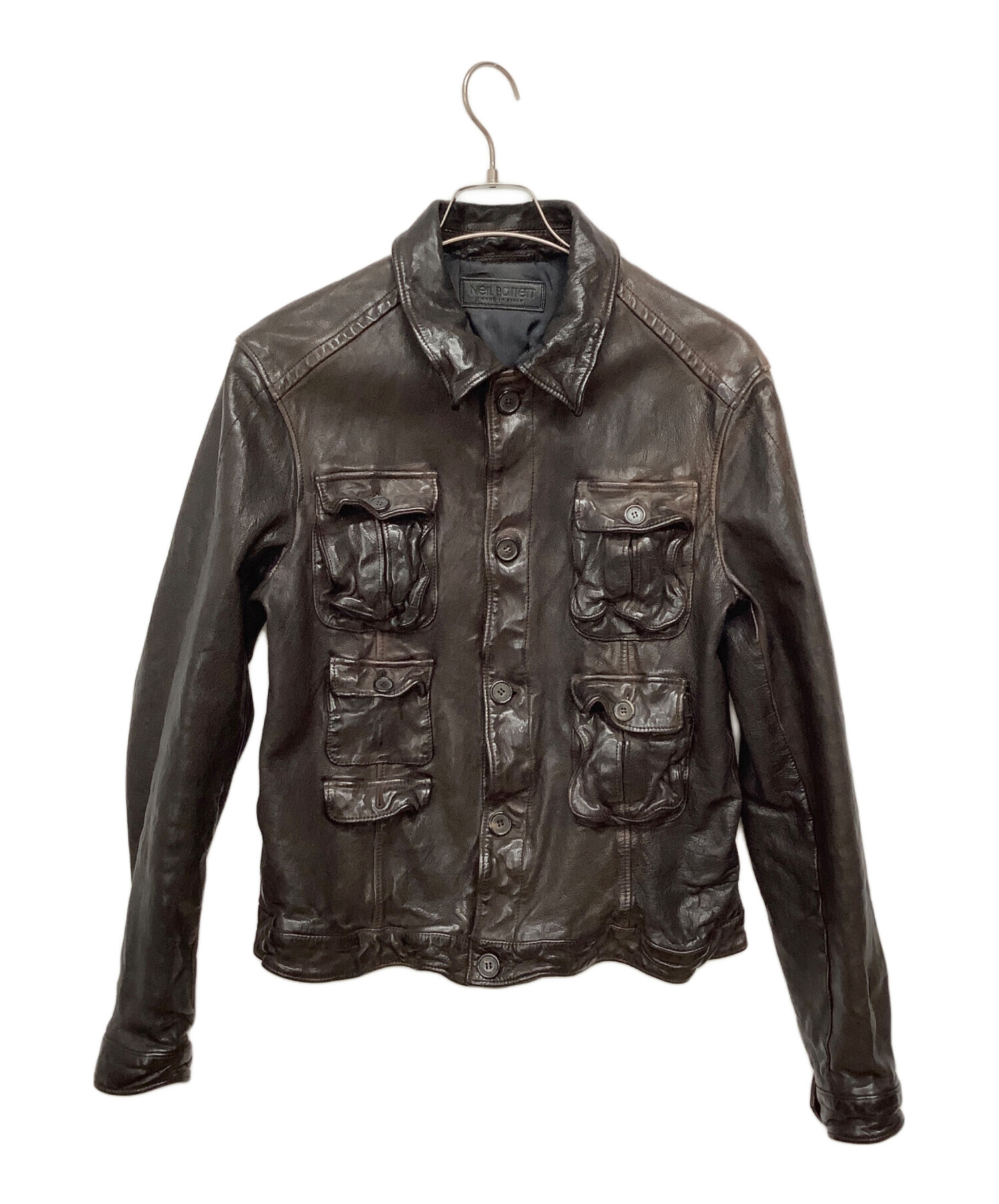 中古・古着通販】NEIL BARRETT (ニールバレット) レザージャケット