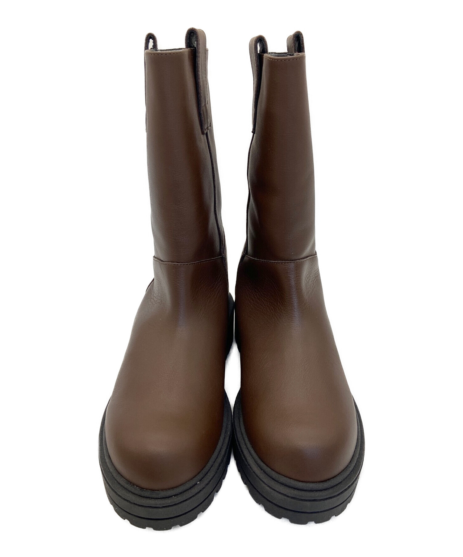 中古・古着通販】REMME (レメ) ミドルブーツ ブラウン サイズ:38