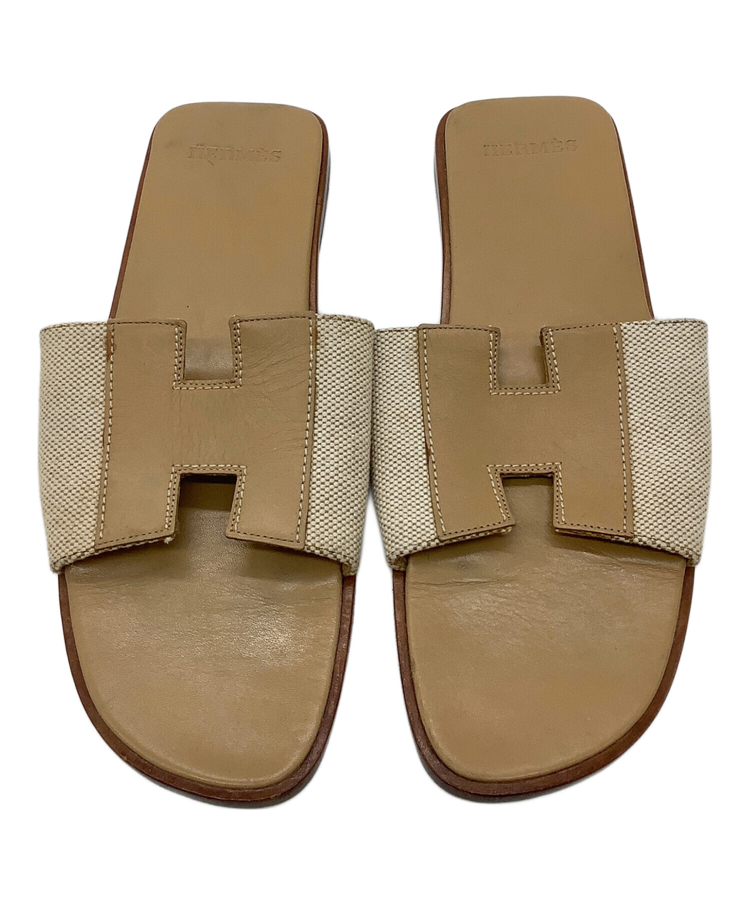 中古・古着通販】HERMES (エルメス) サンダル ブラウン サイズ:37