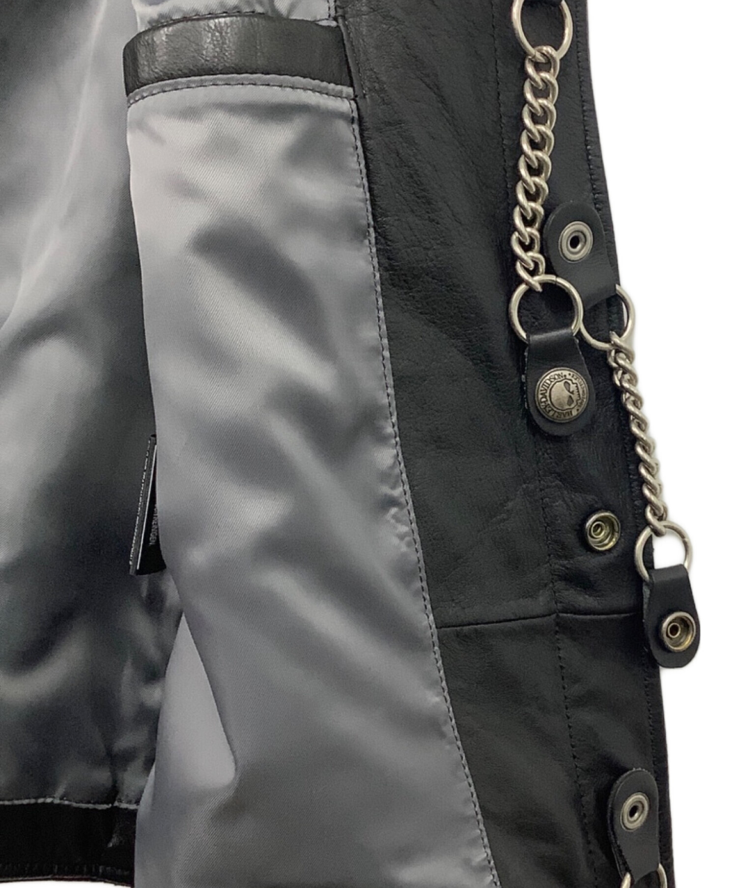 中古・古着通販】HARLEY-DAVIDSON (ハーレーダビッドソン) レザー